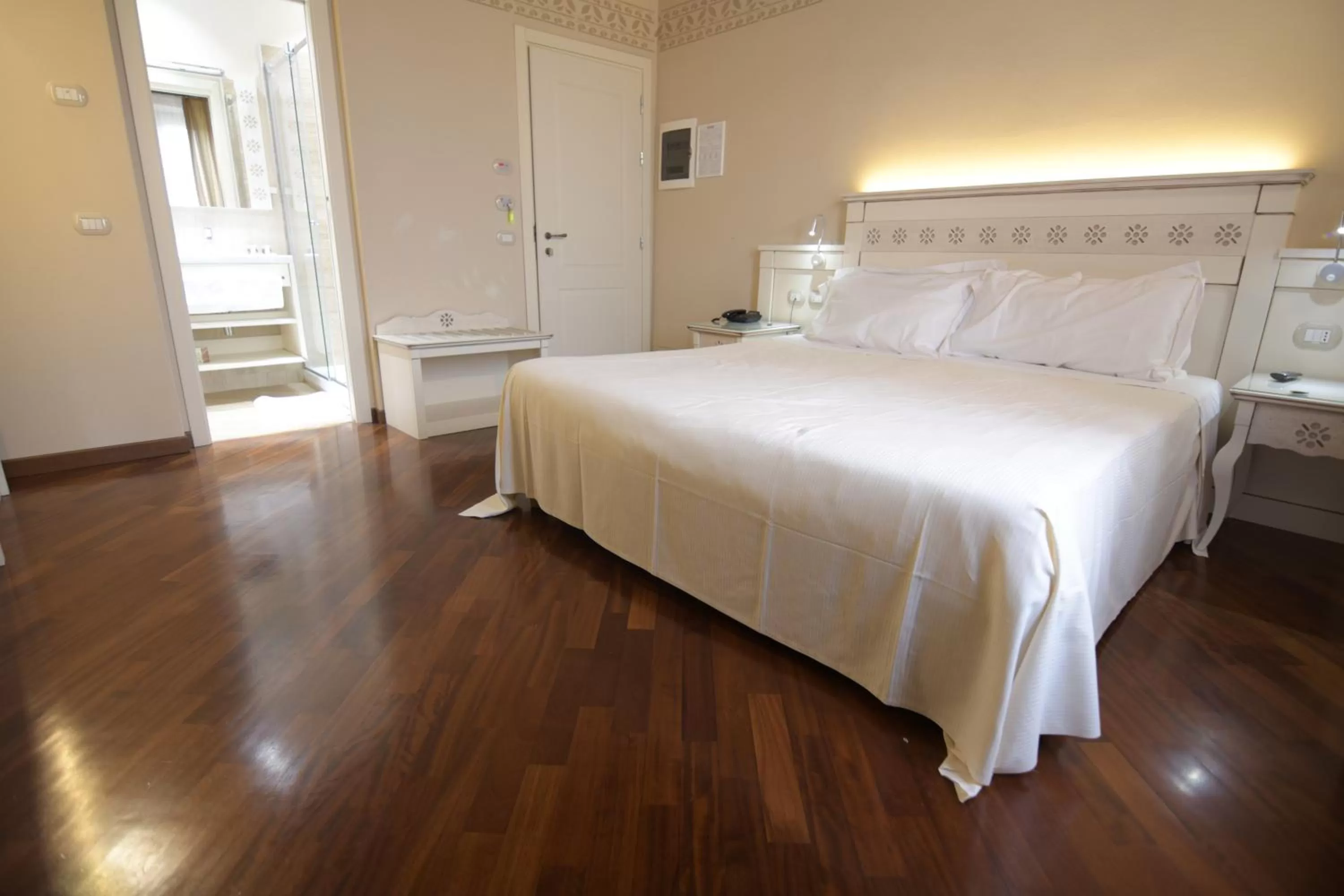 Bed in Hotel Sesmones