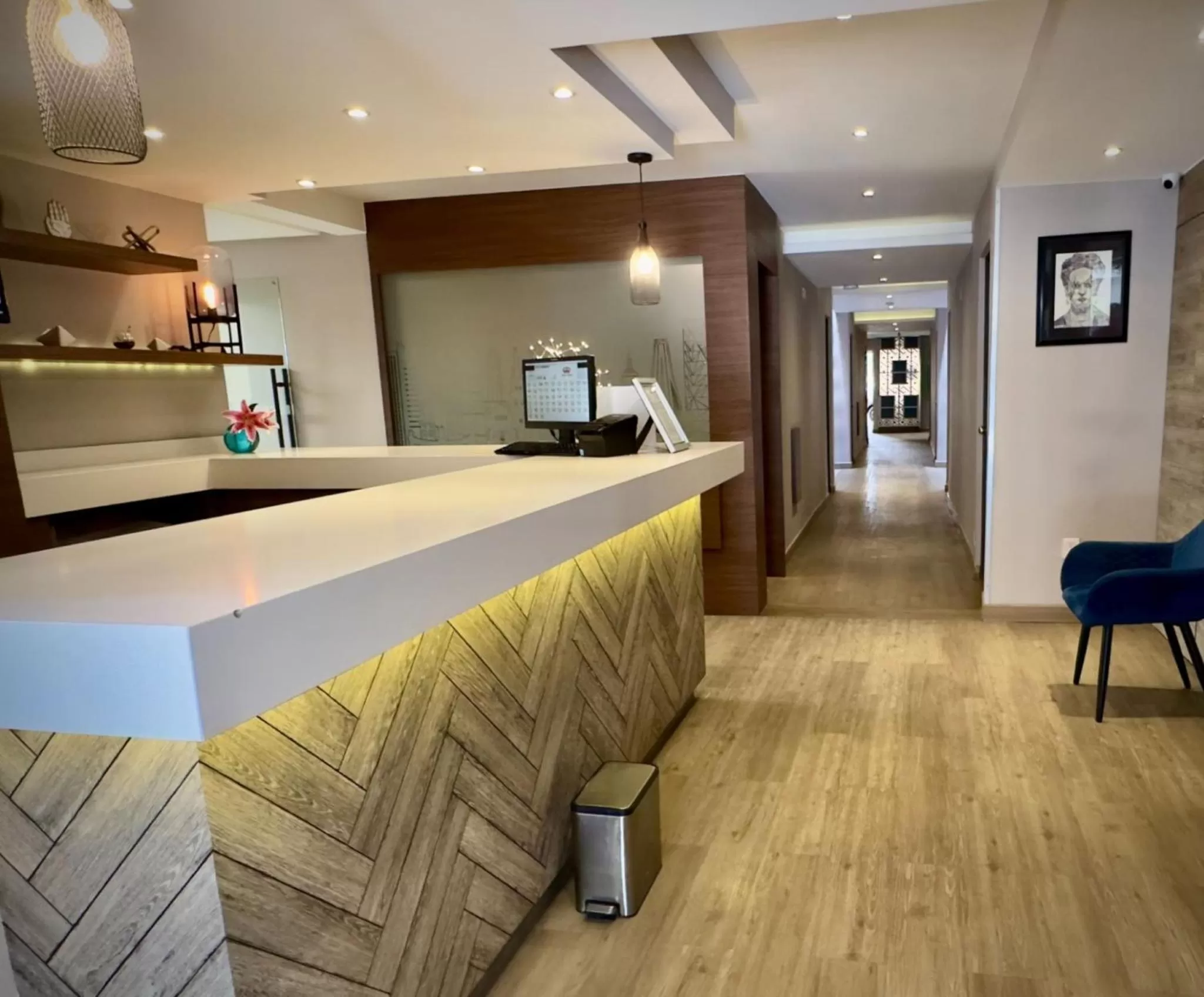 Lobby or reception in Hotel Monarca