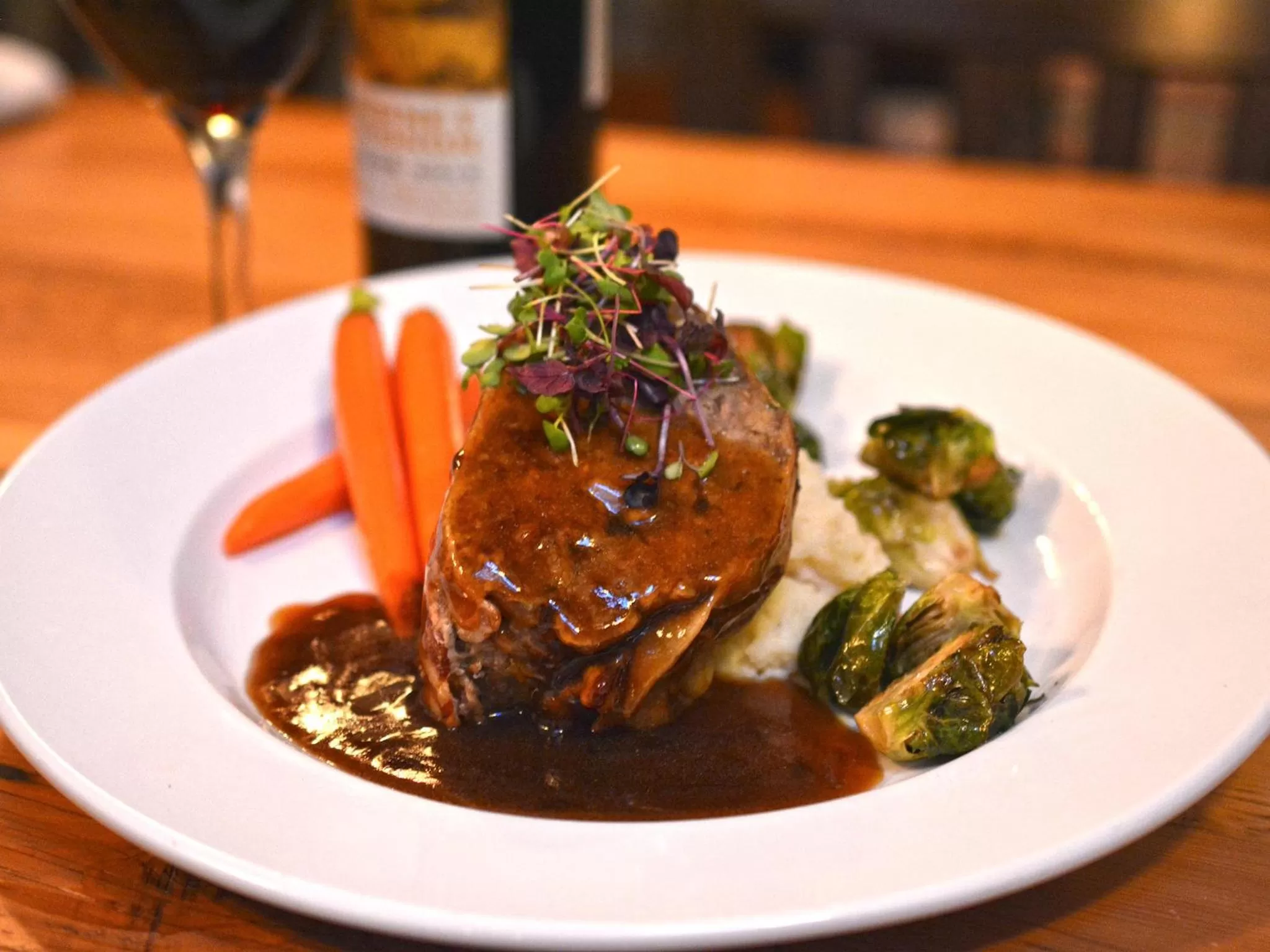 Food close-up in Hyde Away Inn