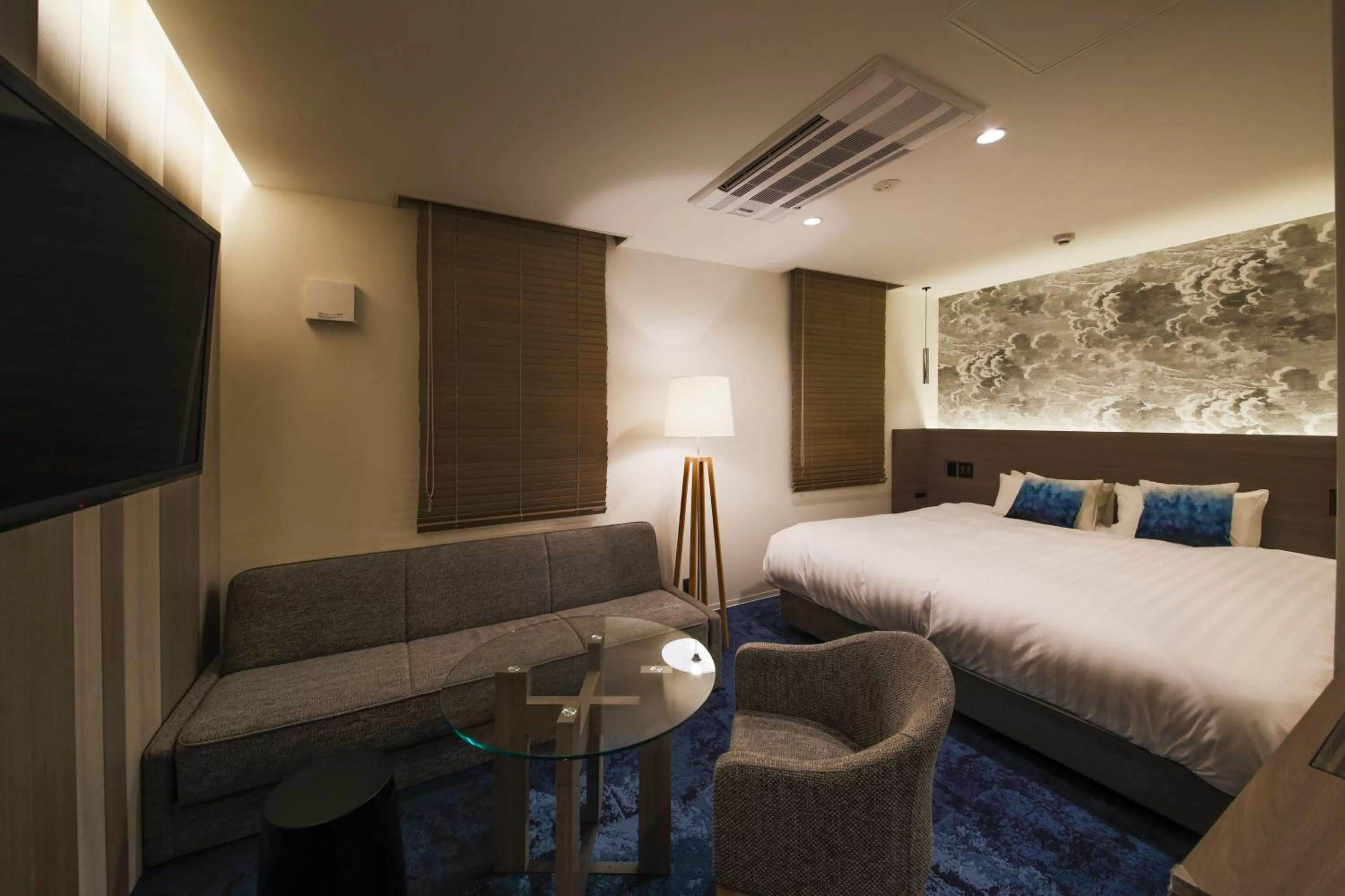 Photo of the whole room, Bed in Hotel Code Shinsaibashi