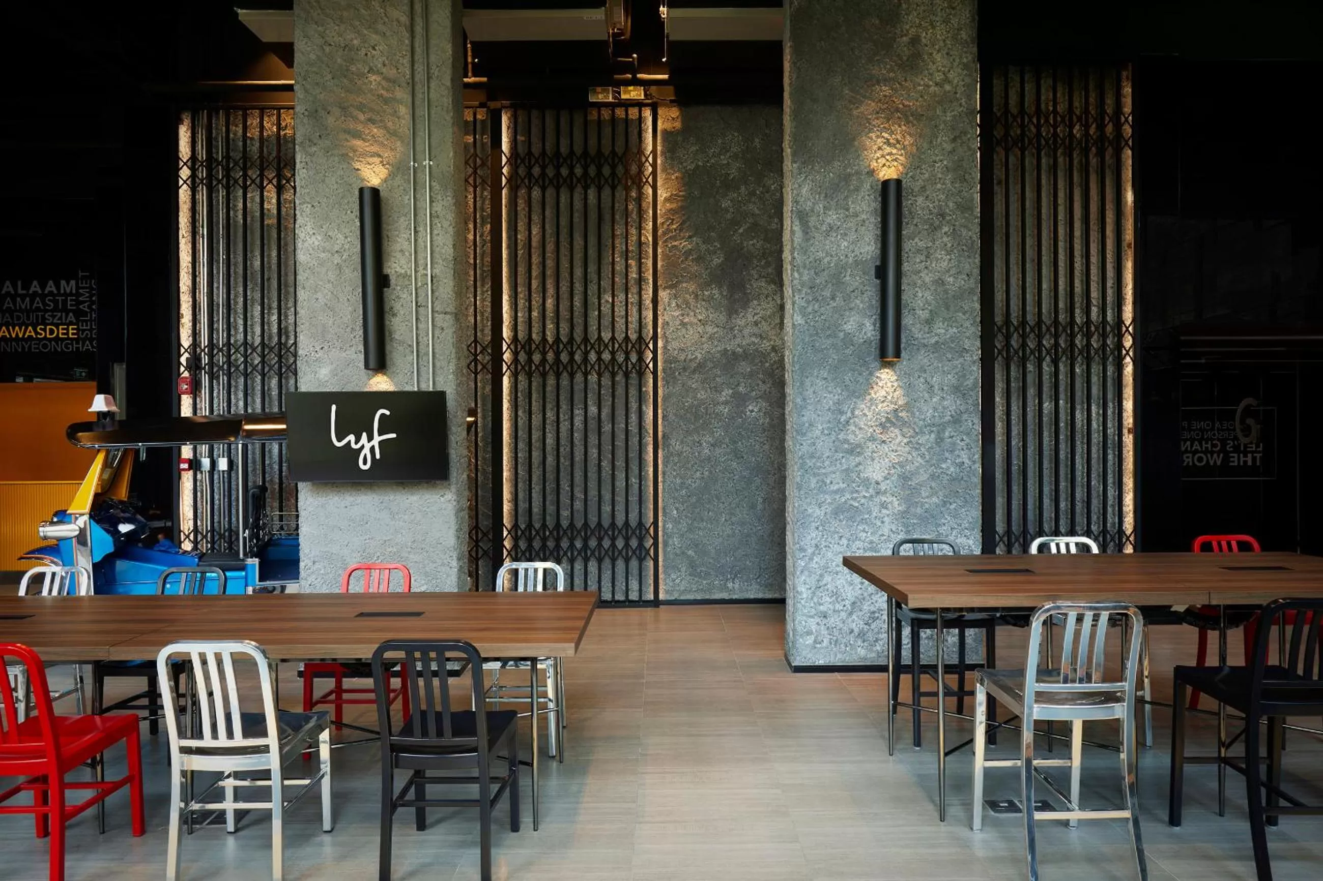 Communal lounge/ TV room in lyf Sukhumvit 8 Bangkok