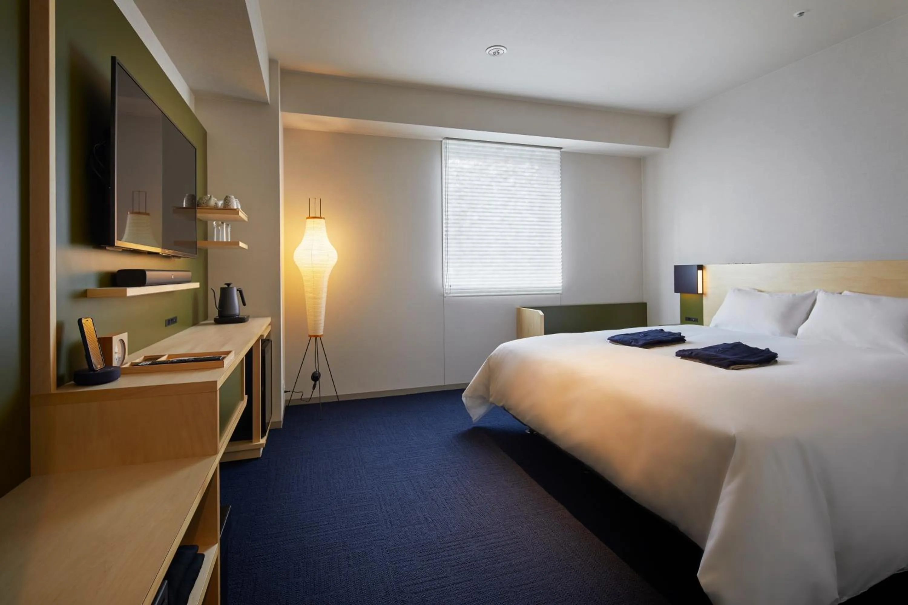 Photo of the whole room, Bed in HOTEL AMANEK Kanazawa