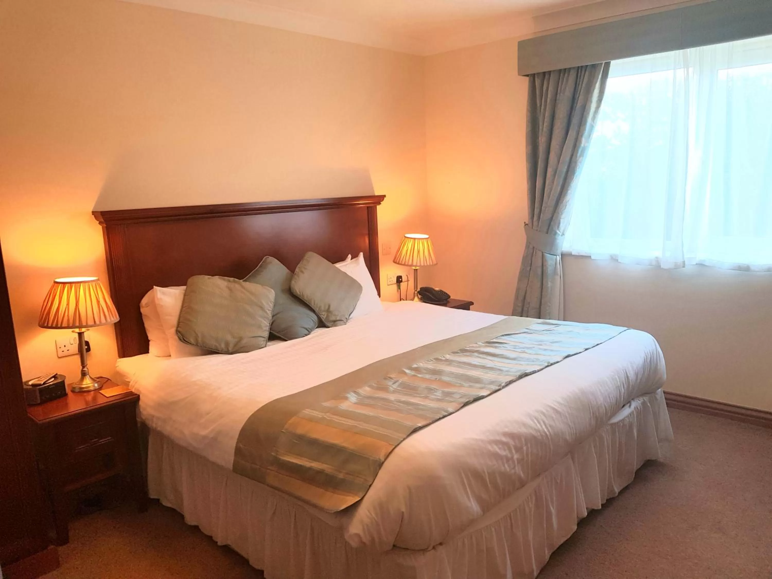 Bed in The Chetwynde Hotel