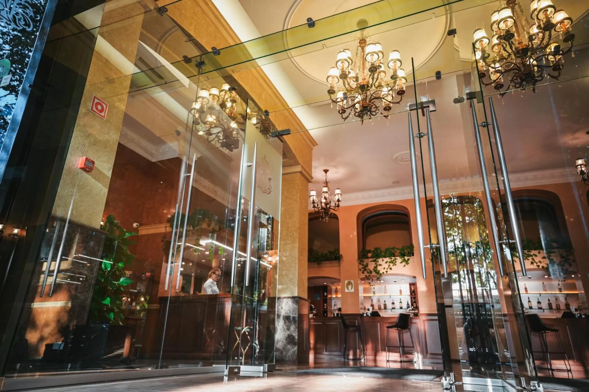 Facade/entrance in Alexandrovskiy Hotel