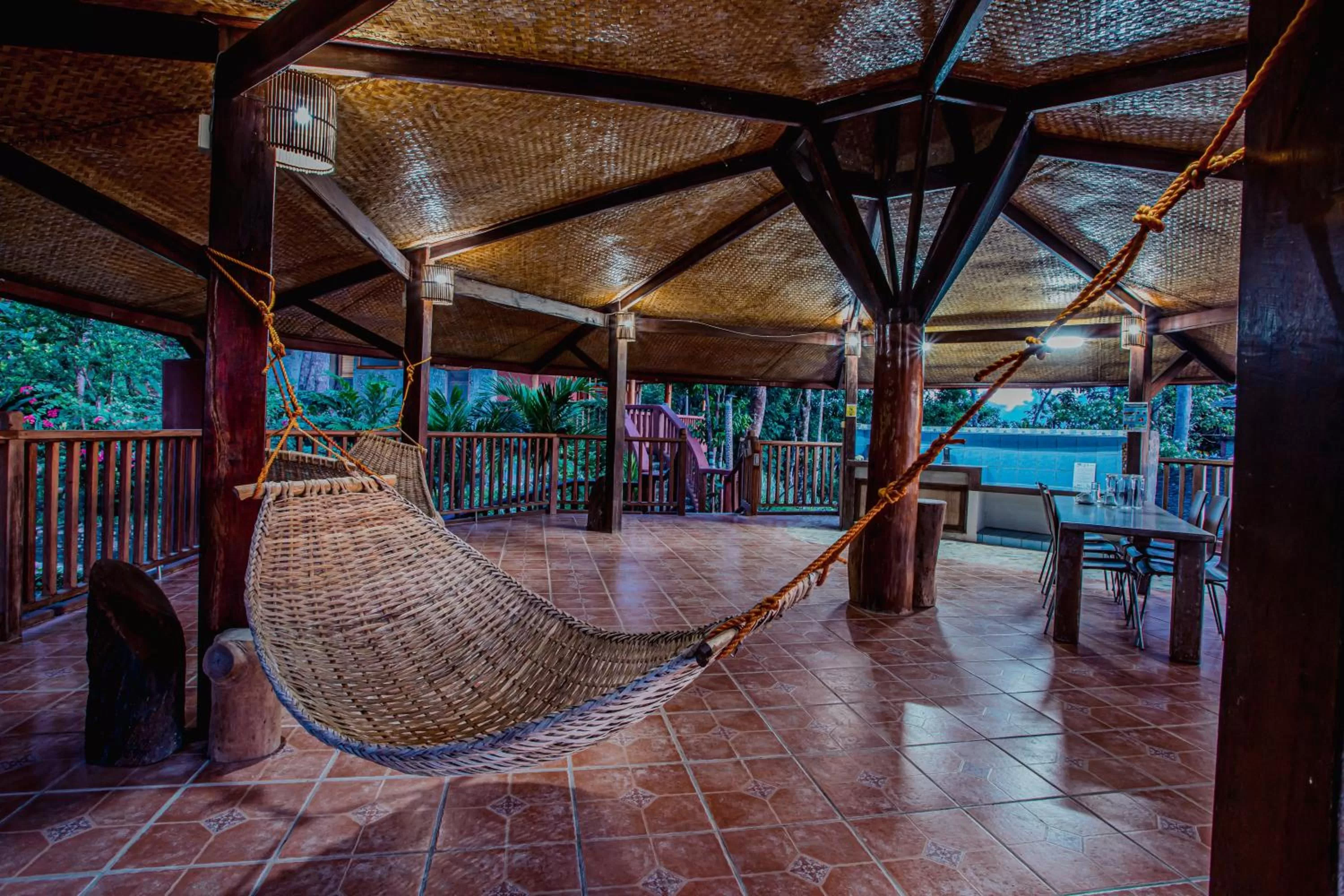 Balcony/Terrace in Atremaru Jungle Retreat