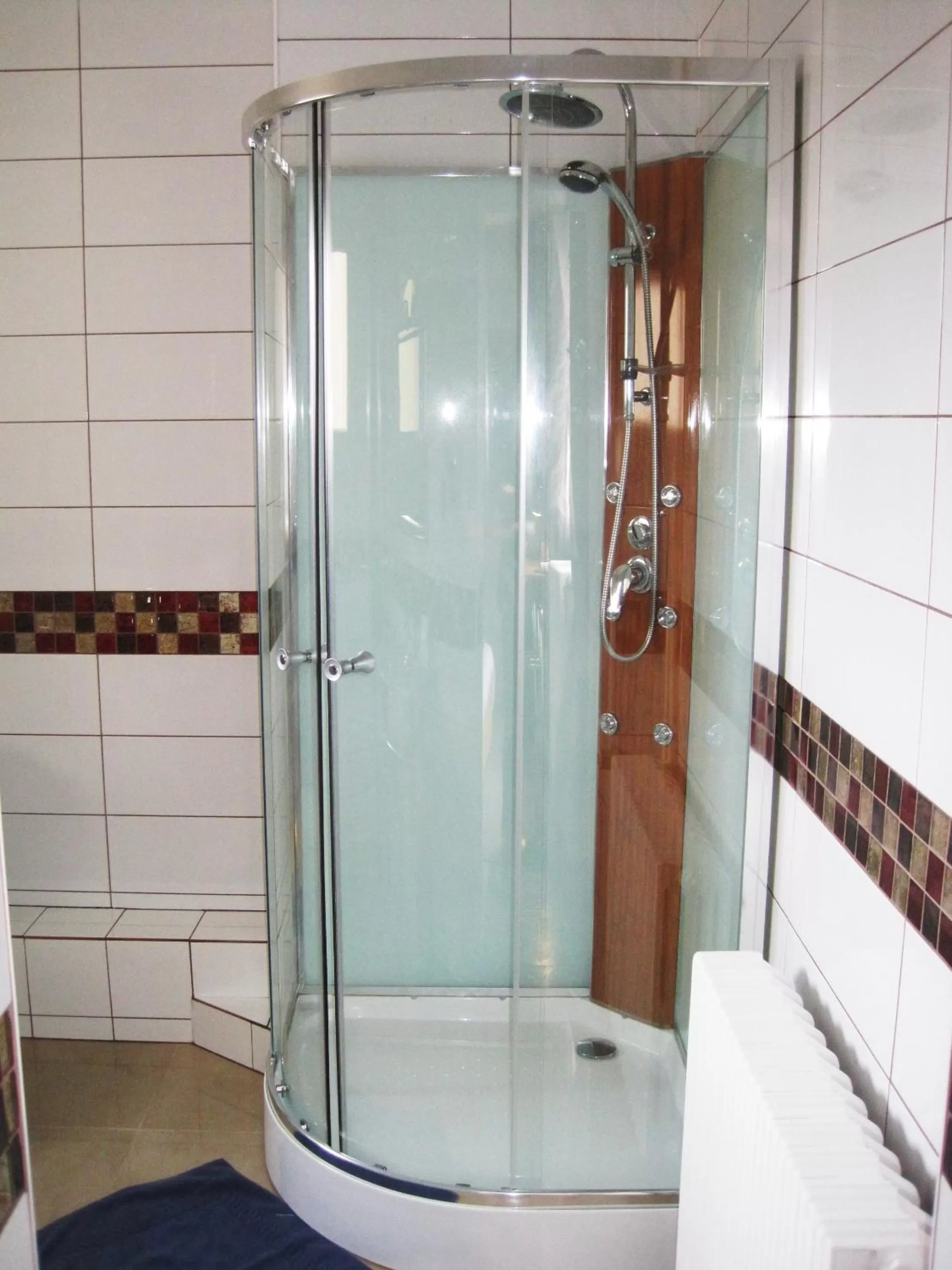 Shower in Hotel Restaurant Rive Gauche