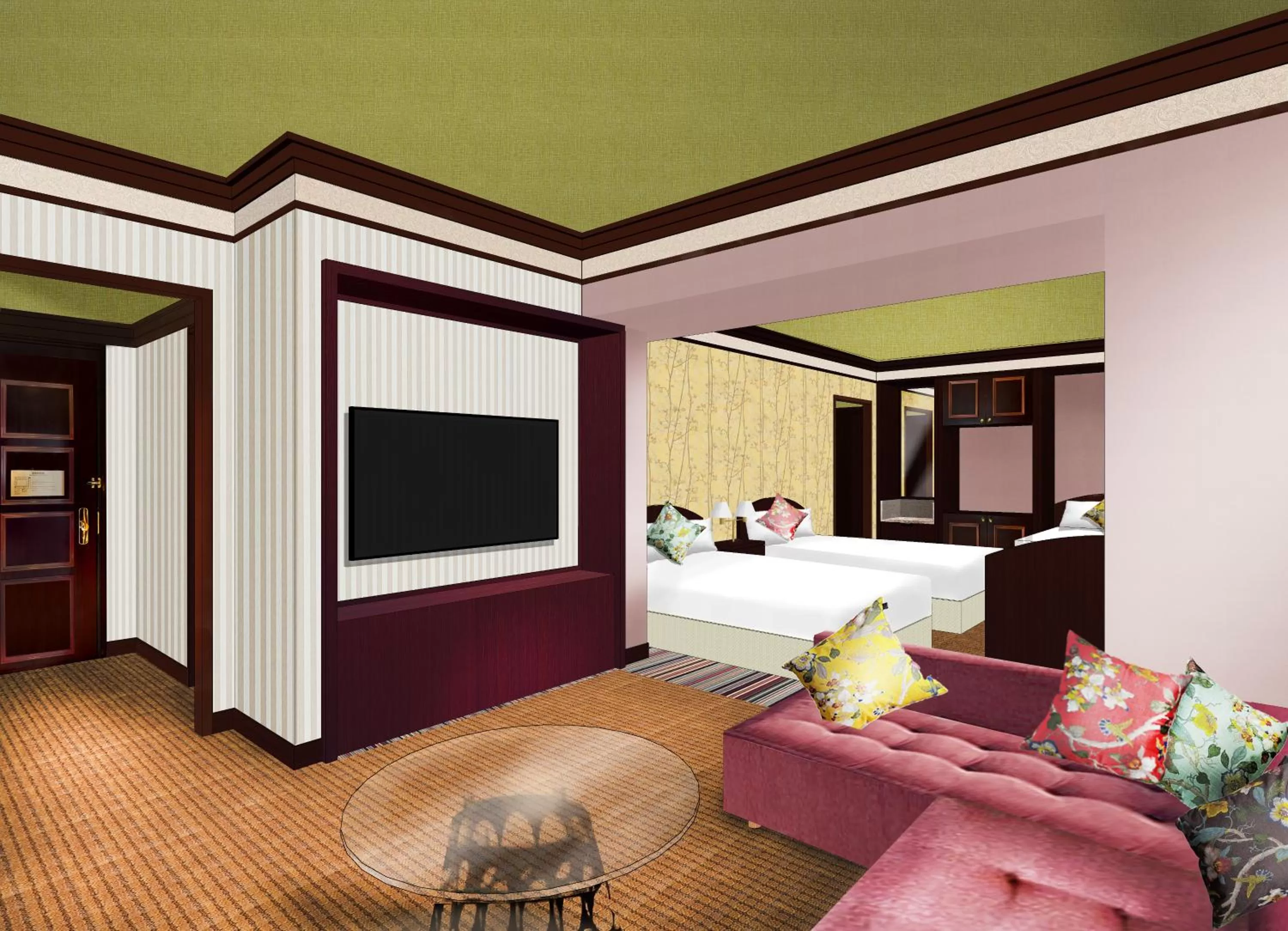 Photo of the whole room, Bed in Mito Plaza Hotel