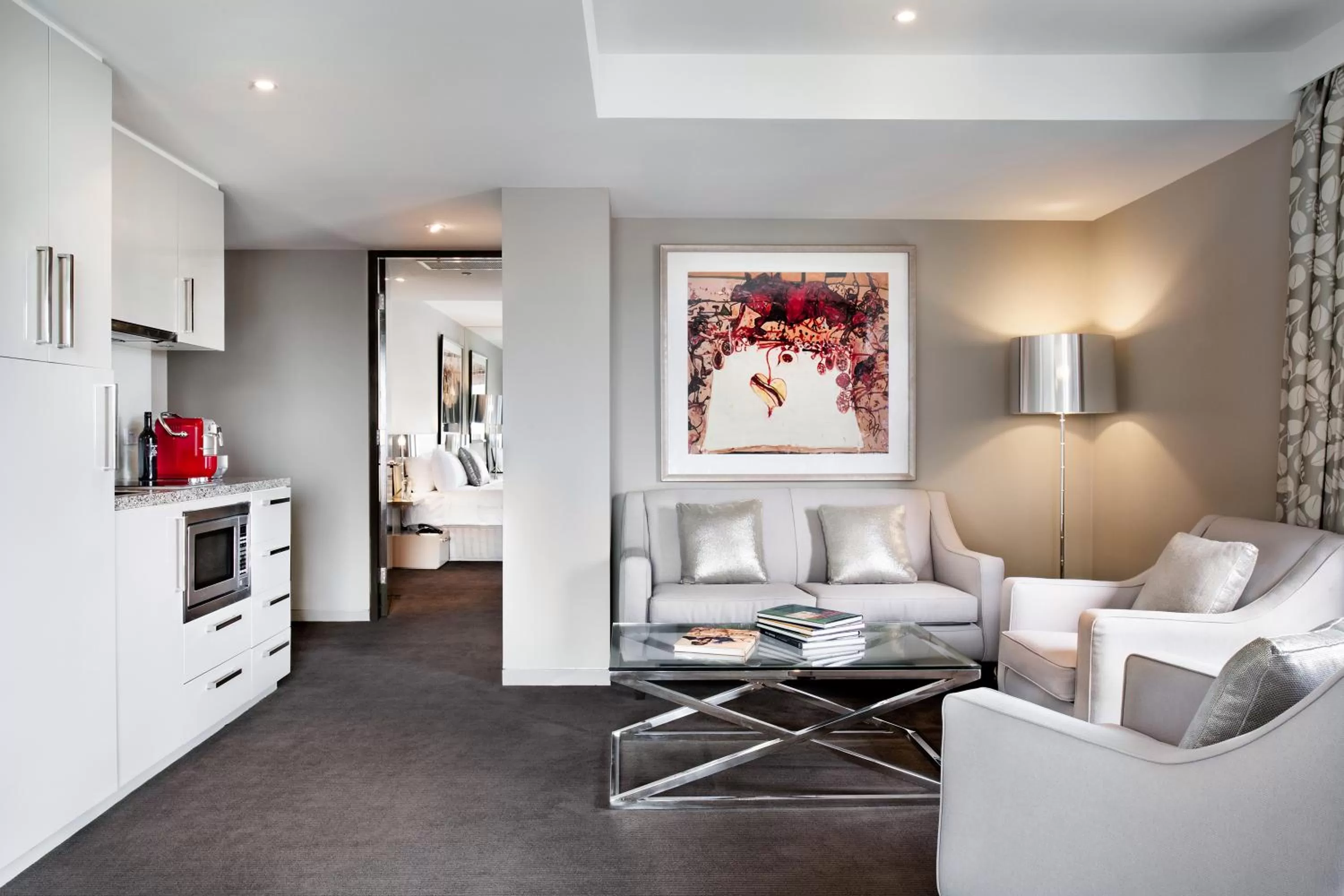 Living room in The Olsen Melbourne Art Series