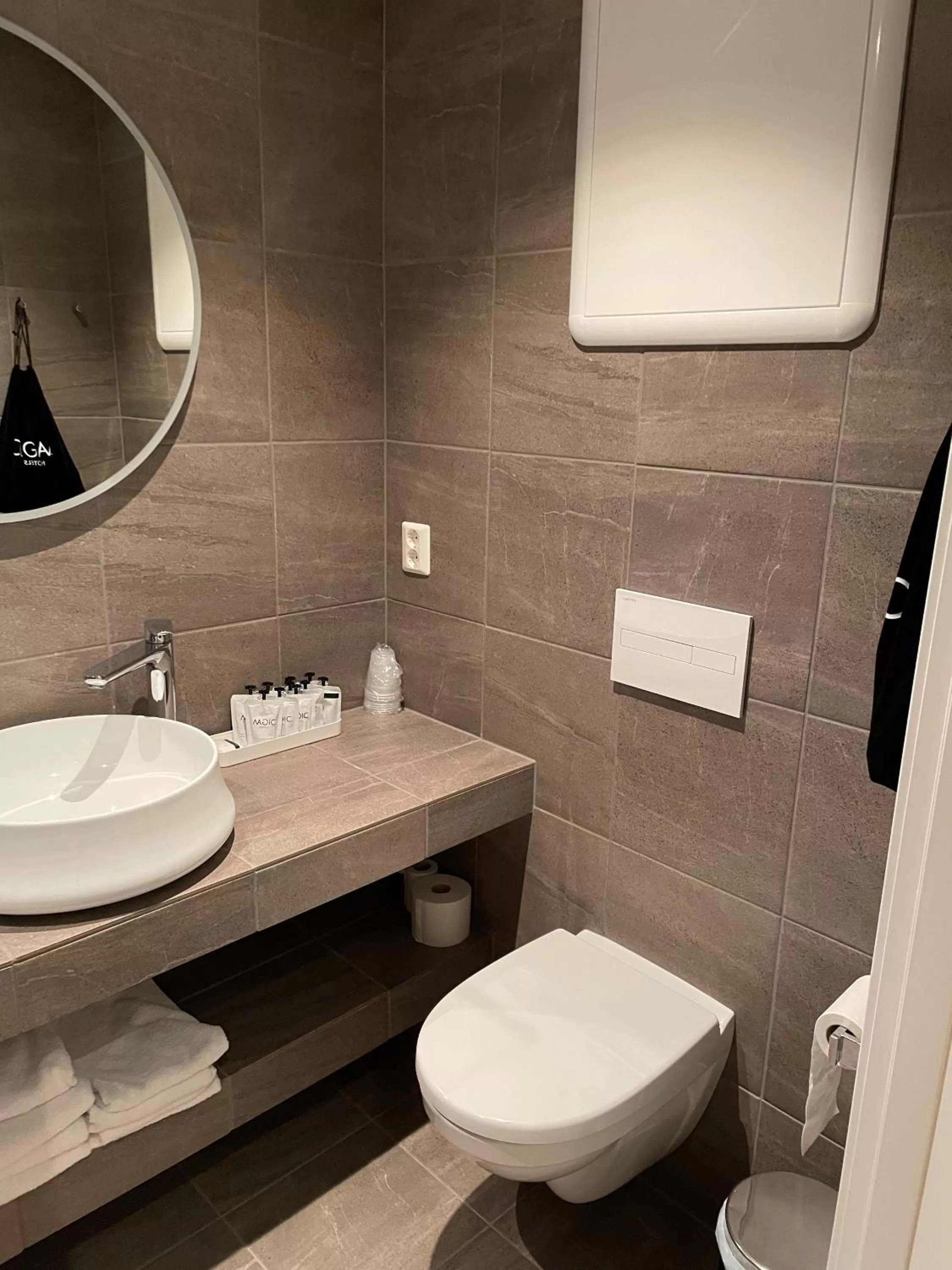 Toilet in Magic Hotel & Apartments Kløverhuset