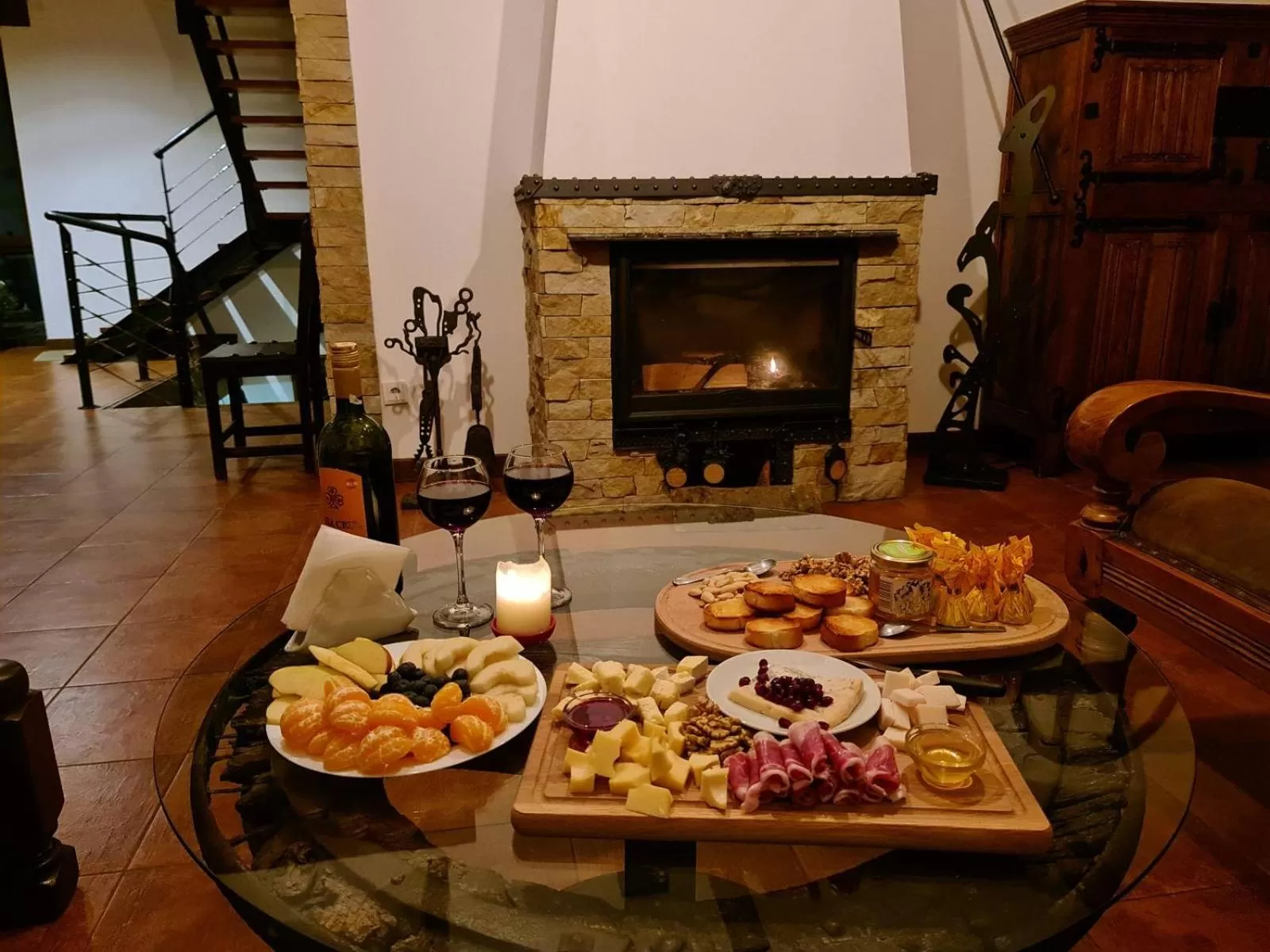 Living room in Villa Zoryany Dvir