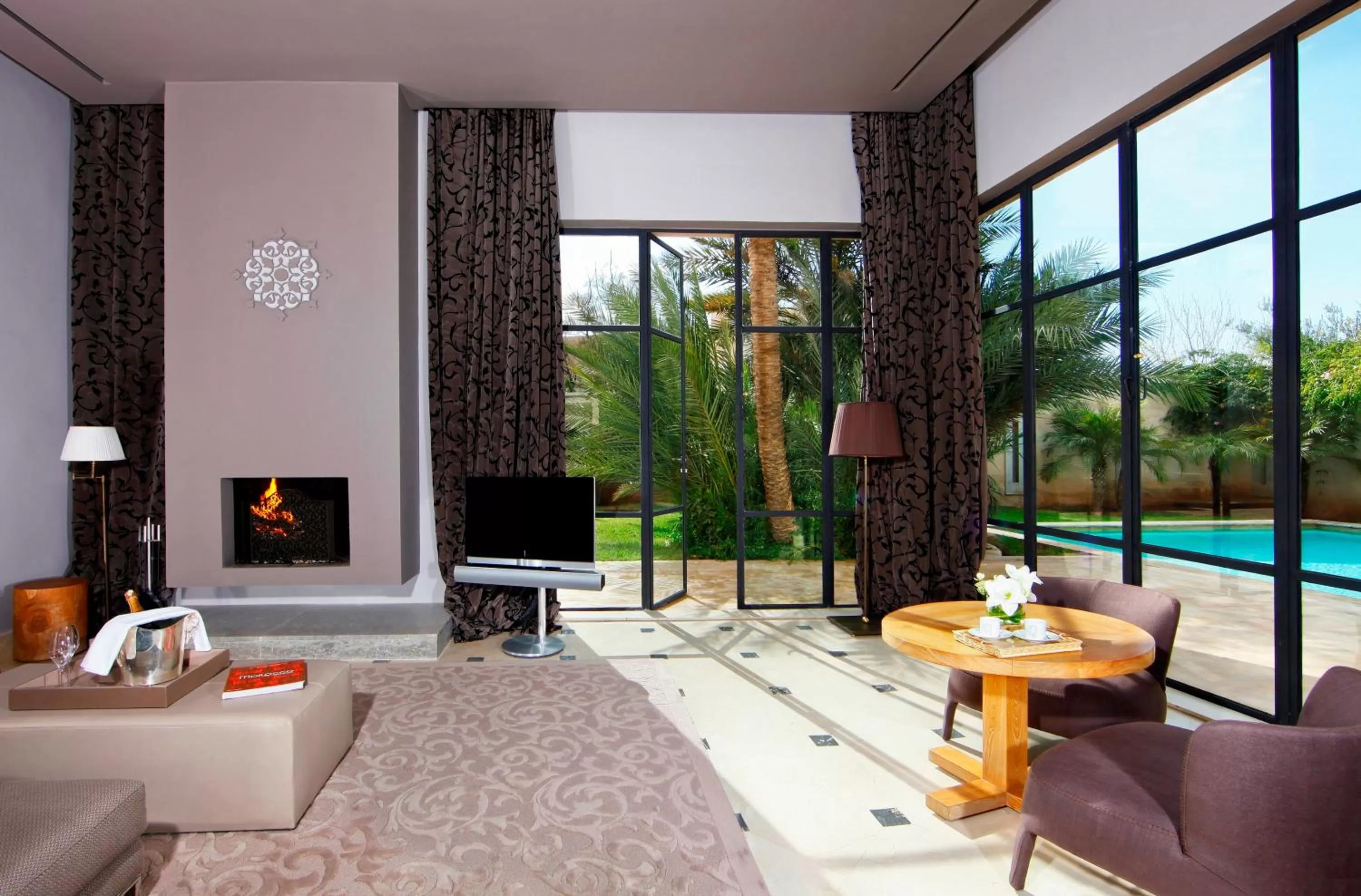 Living room in Palais Namaskar