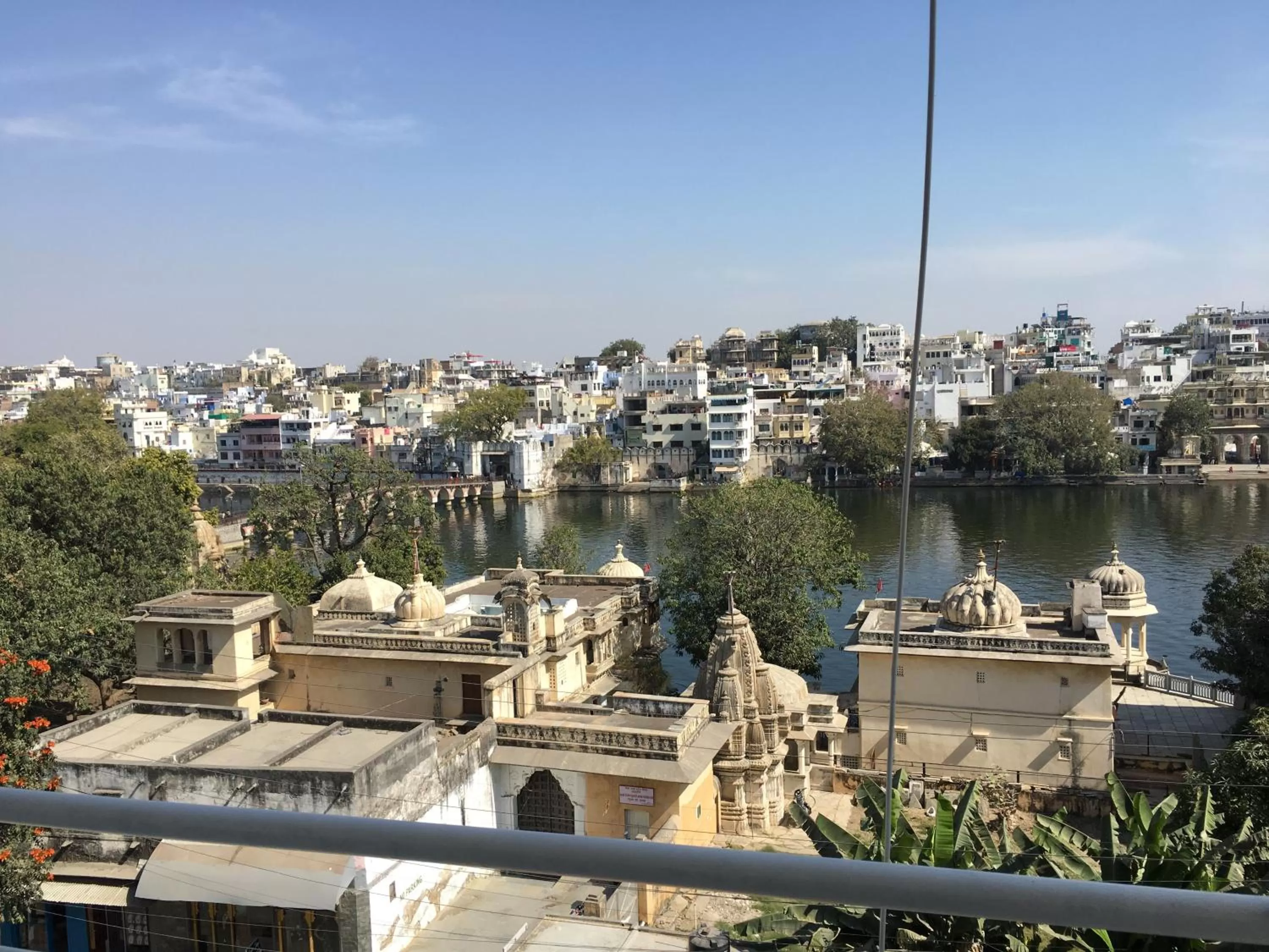 Lake view in Hotel Panorama Haveli