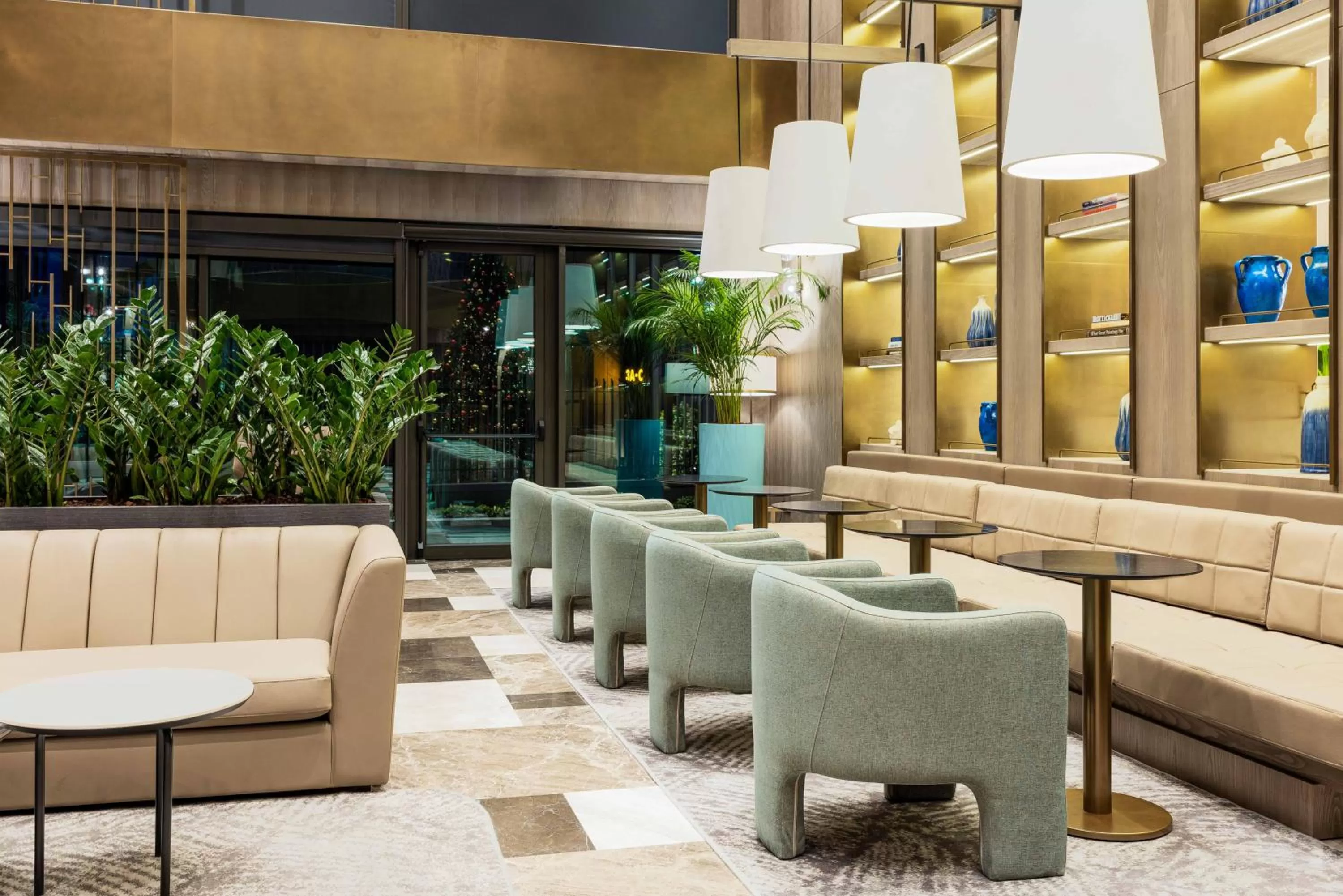 Seating area in Movenpick Living Istanbul Camlivadi