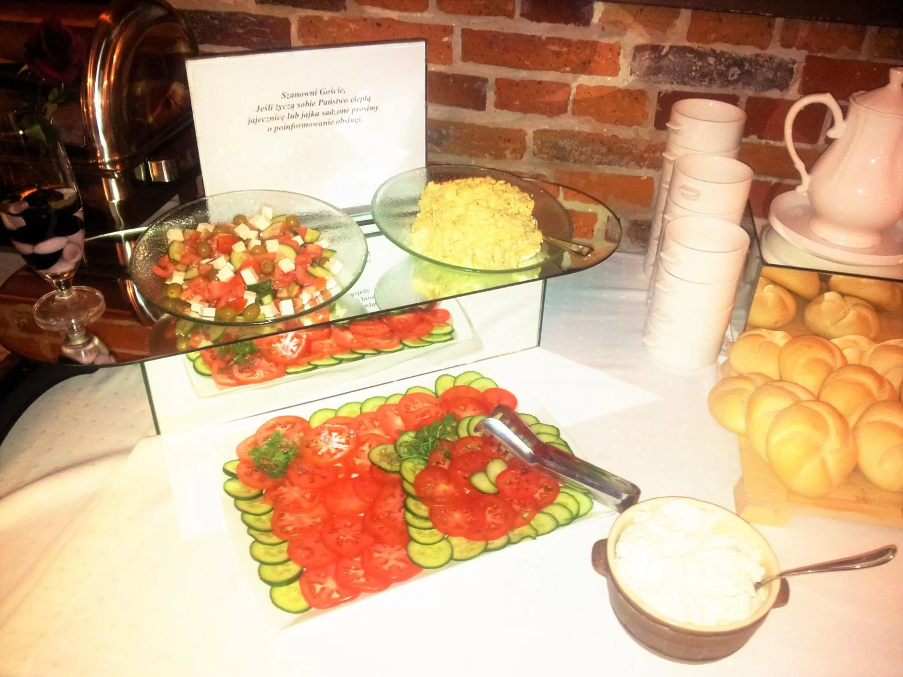 Food in Hotel Kamienica