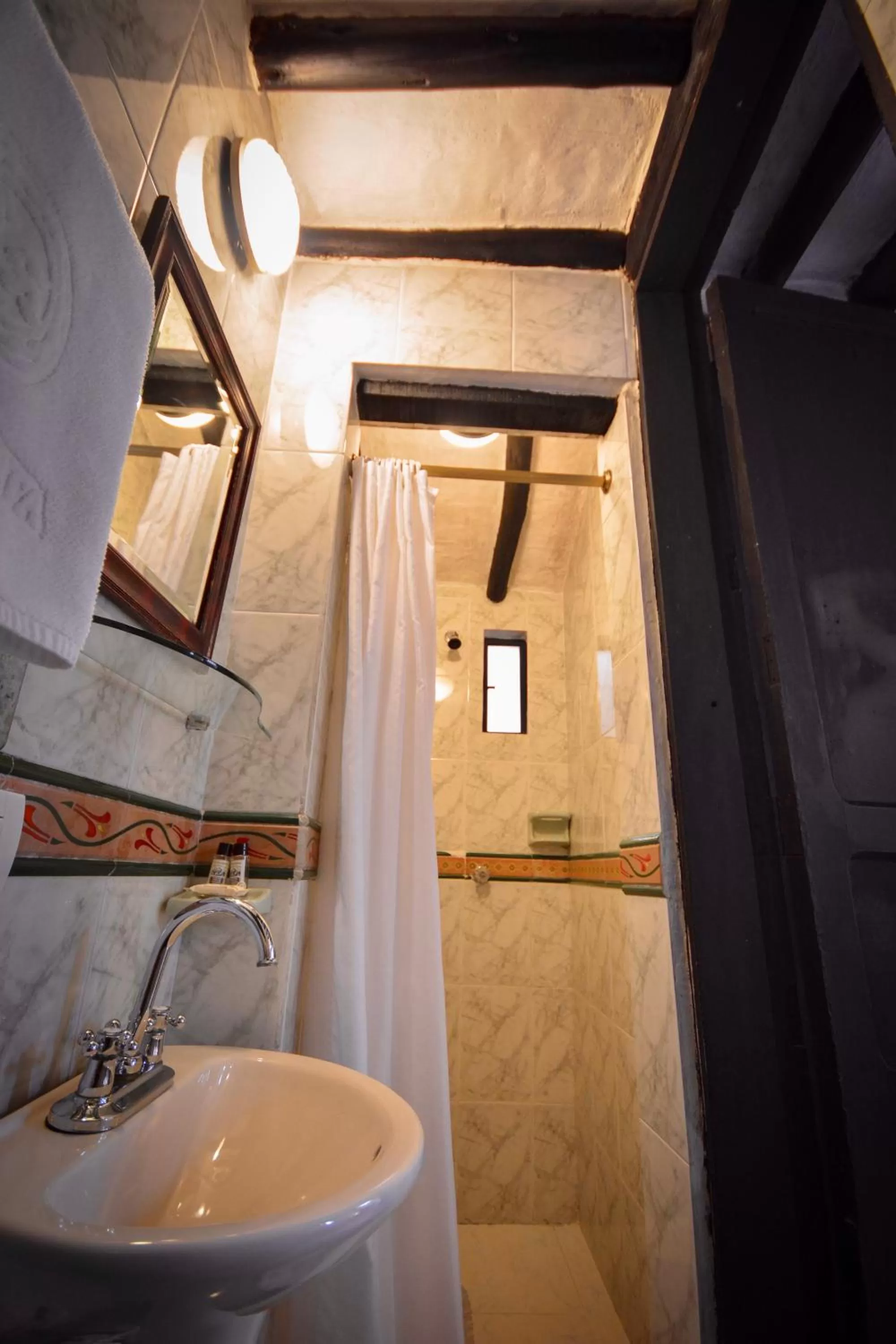 Bathroom in Posada Cafe La Huerta