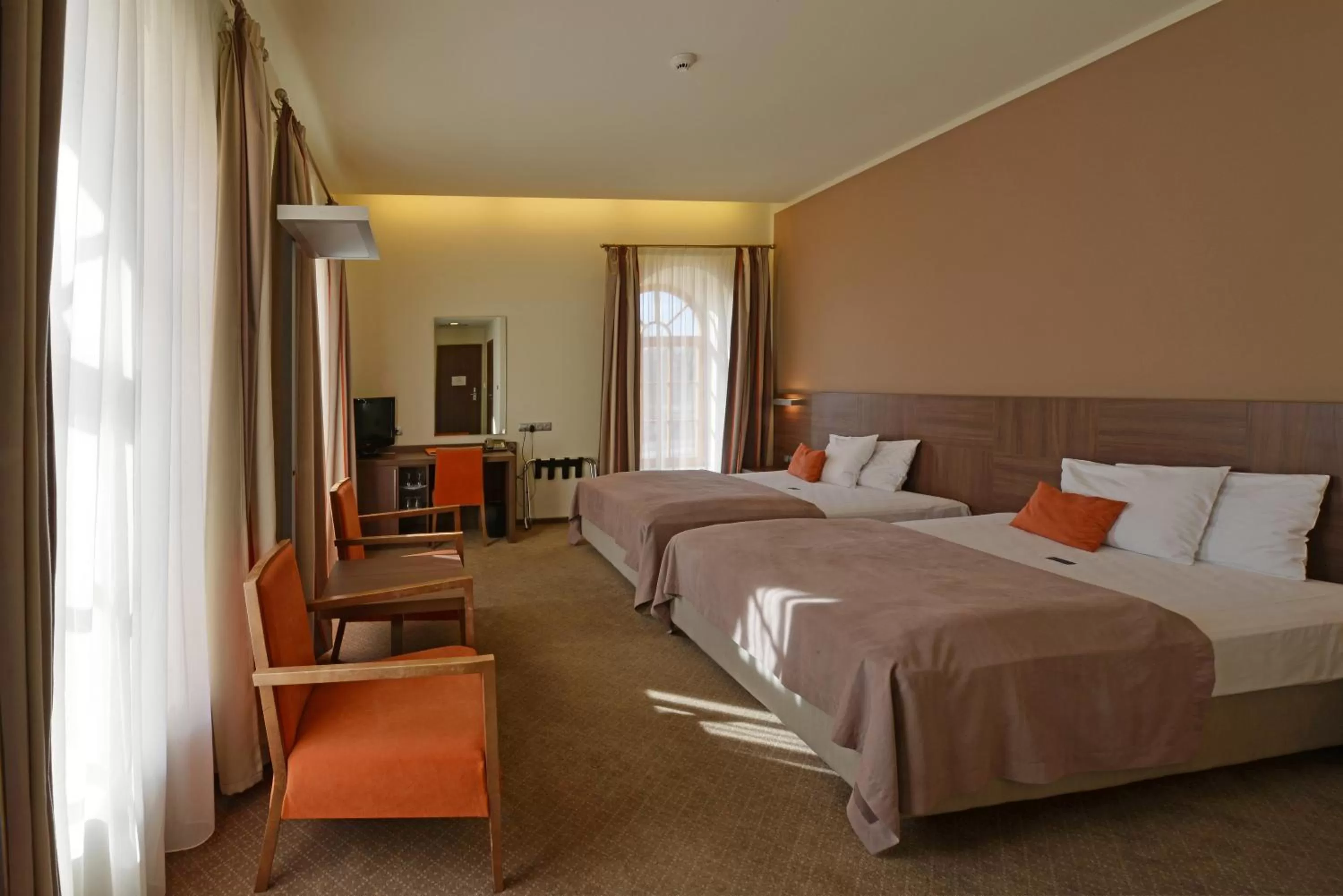 Bedroom, Bed in Hotel Budweis