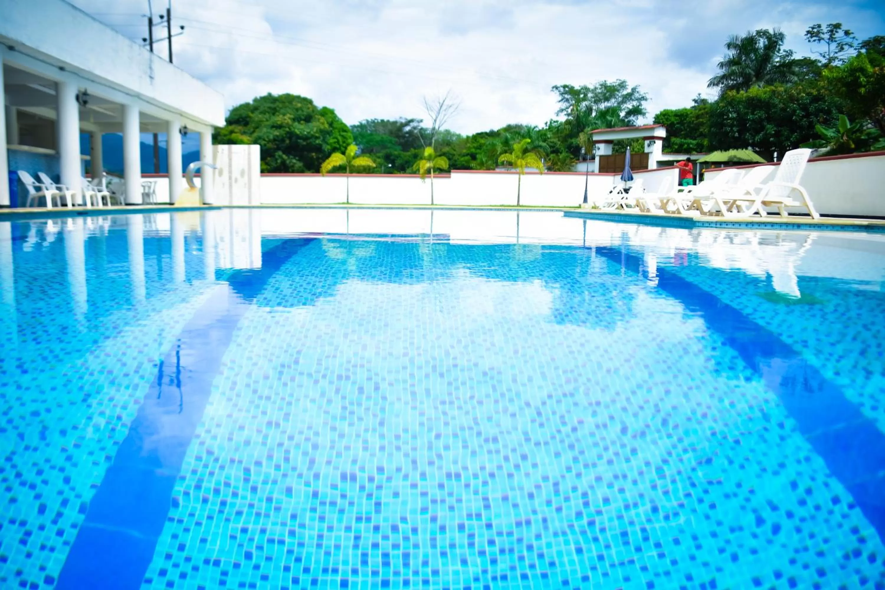 Pool view in Hotel Montserrat Plaza