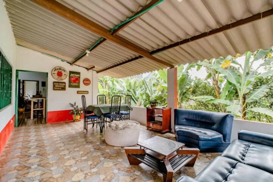 Living room in Finca Umnisa - Choachi