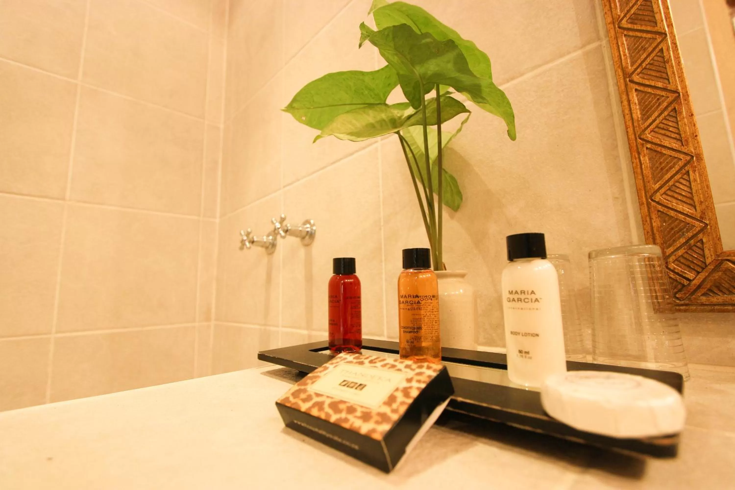 Shower in Kumbali Country Lodge