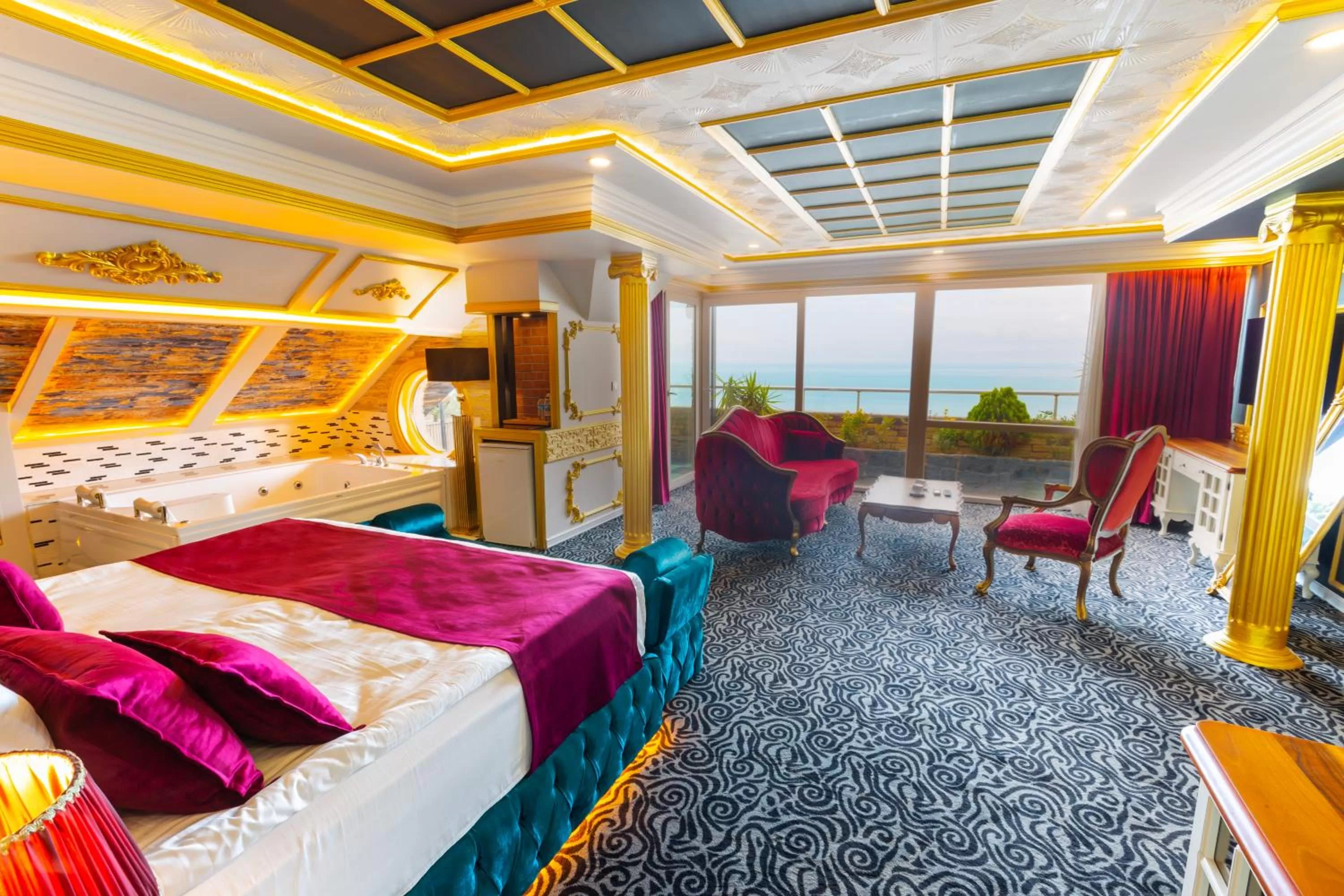 Bed in Andalouse Otel