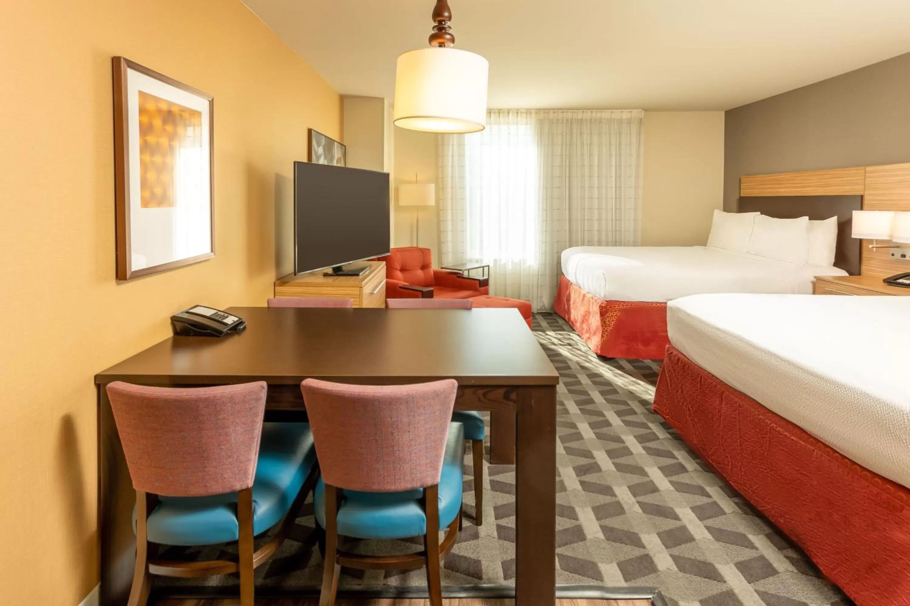 Bedroom, Bed in TownePlace Suites By Marriott Las Vegas Stadium District