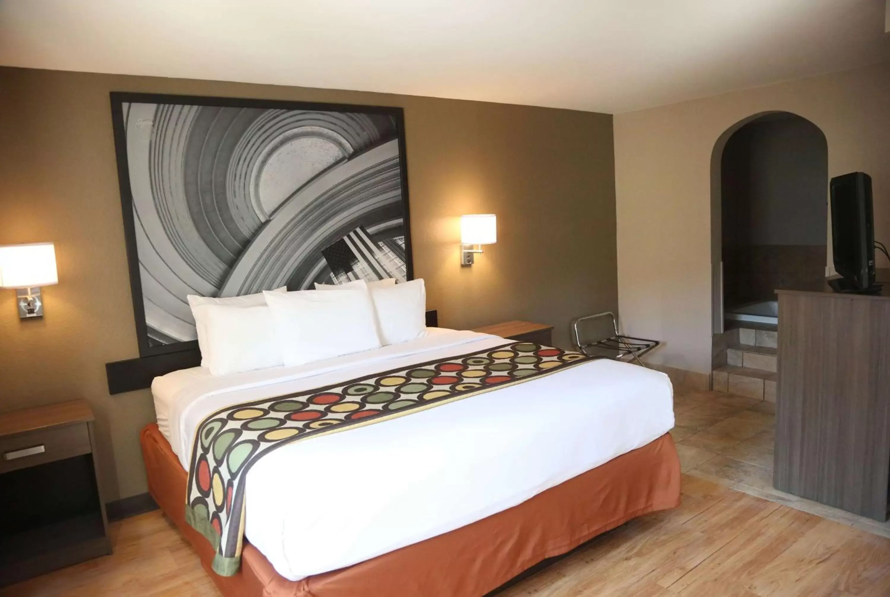 Deluxe King Suite - Non-Smoking in Super 8 by Wyndham Portsmouth Deluxe King Suite - Non-Smoking in Super 8 by Wyndham Portsmouth