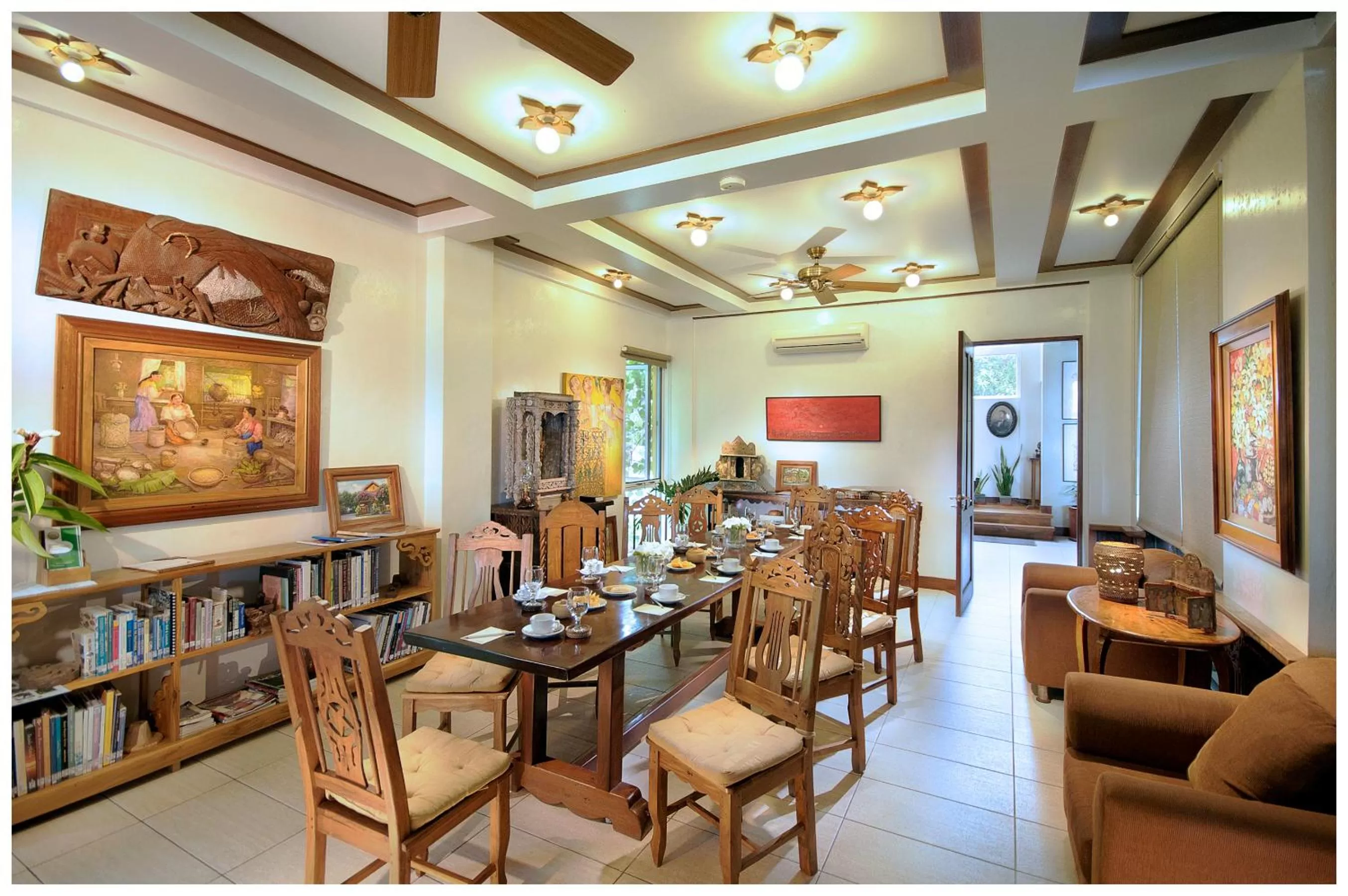 Dining area in Amarela Resort