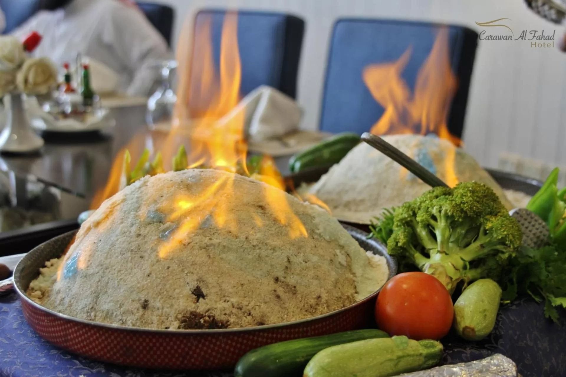 Food and drinks in Carawan Al Fahad Hotel