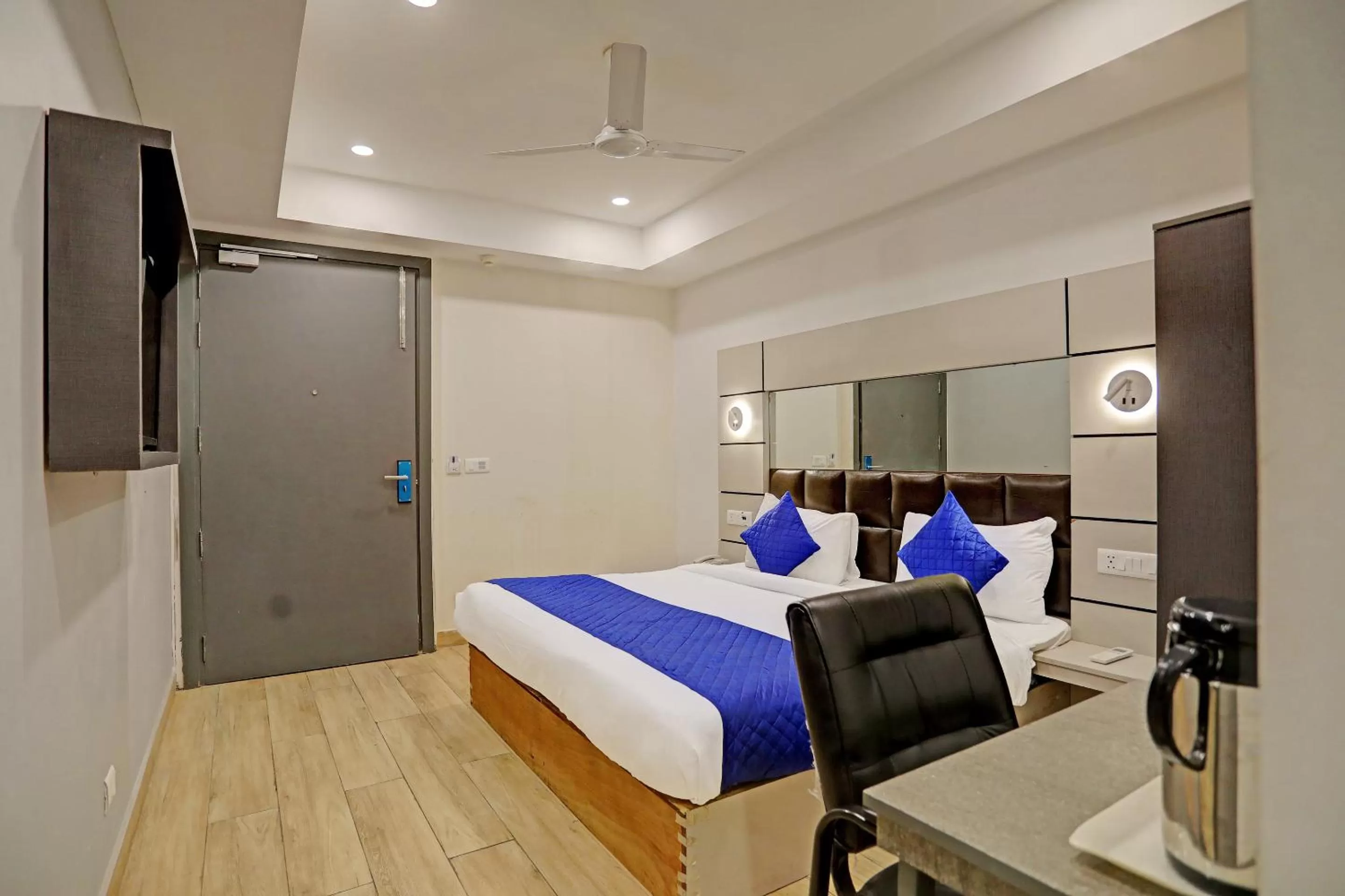 Bed in Hotel Royal Saffron By F9 Hotels