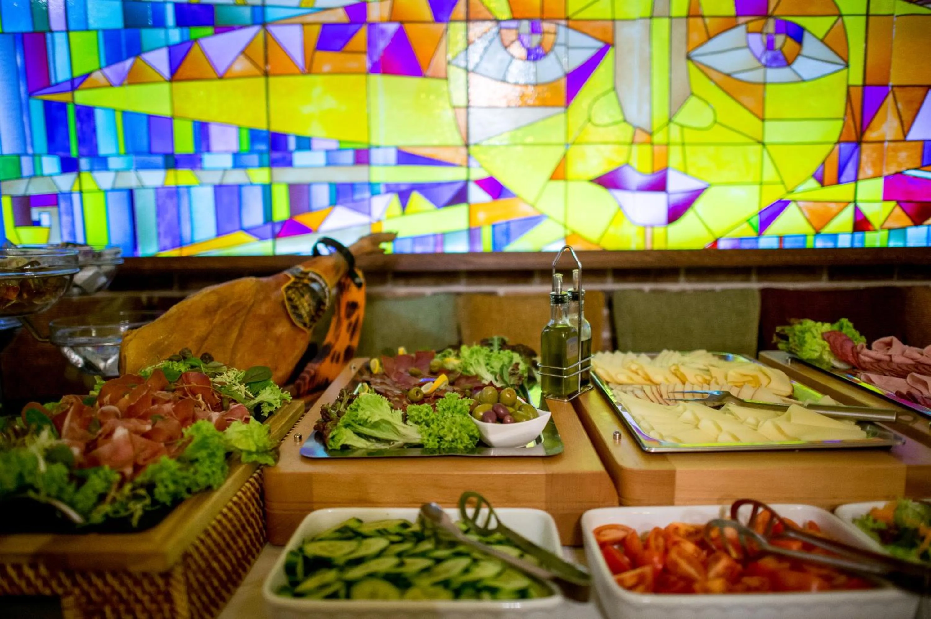 Buffet breakfast in Hotel Salvator