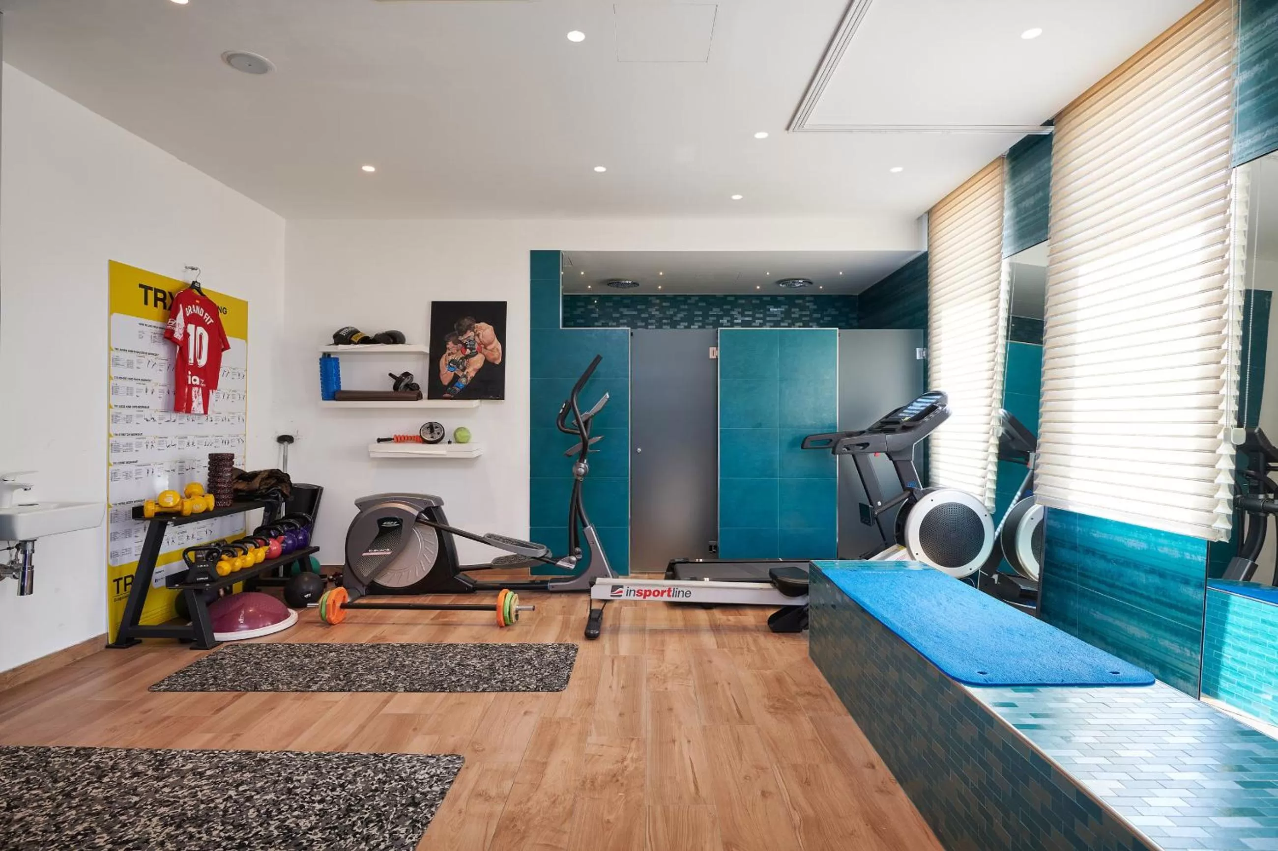 Fitness centre/facilities in Hotel Adria