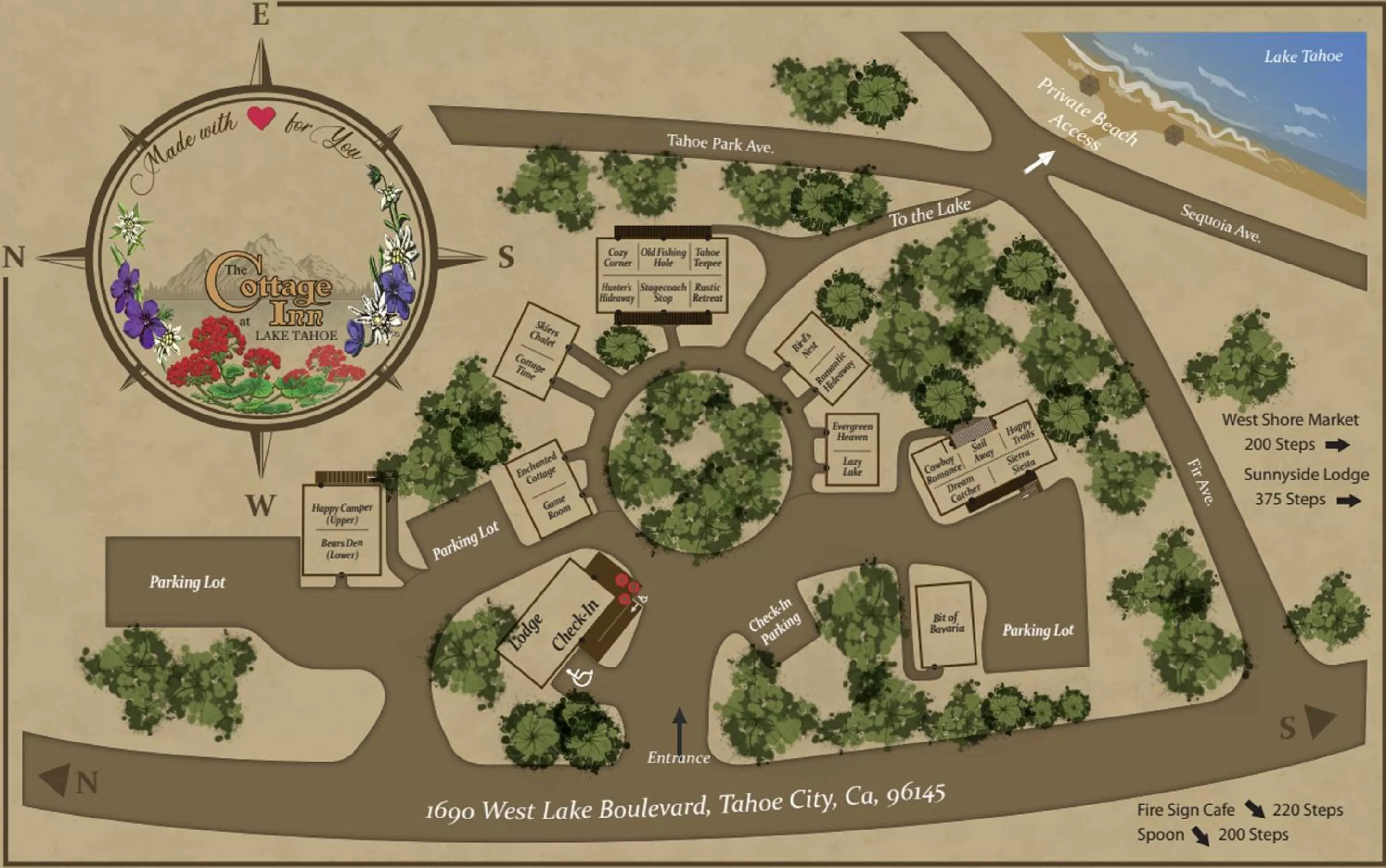 Property building in Cottage Inn At Lake Tahoe