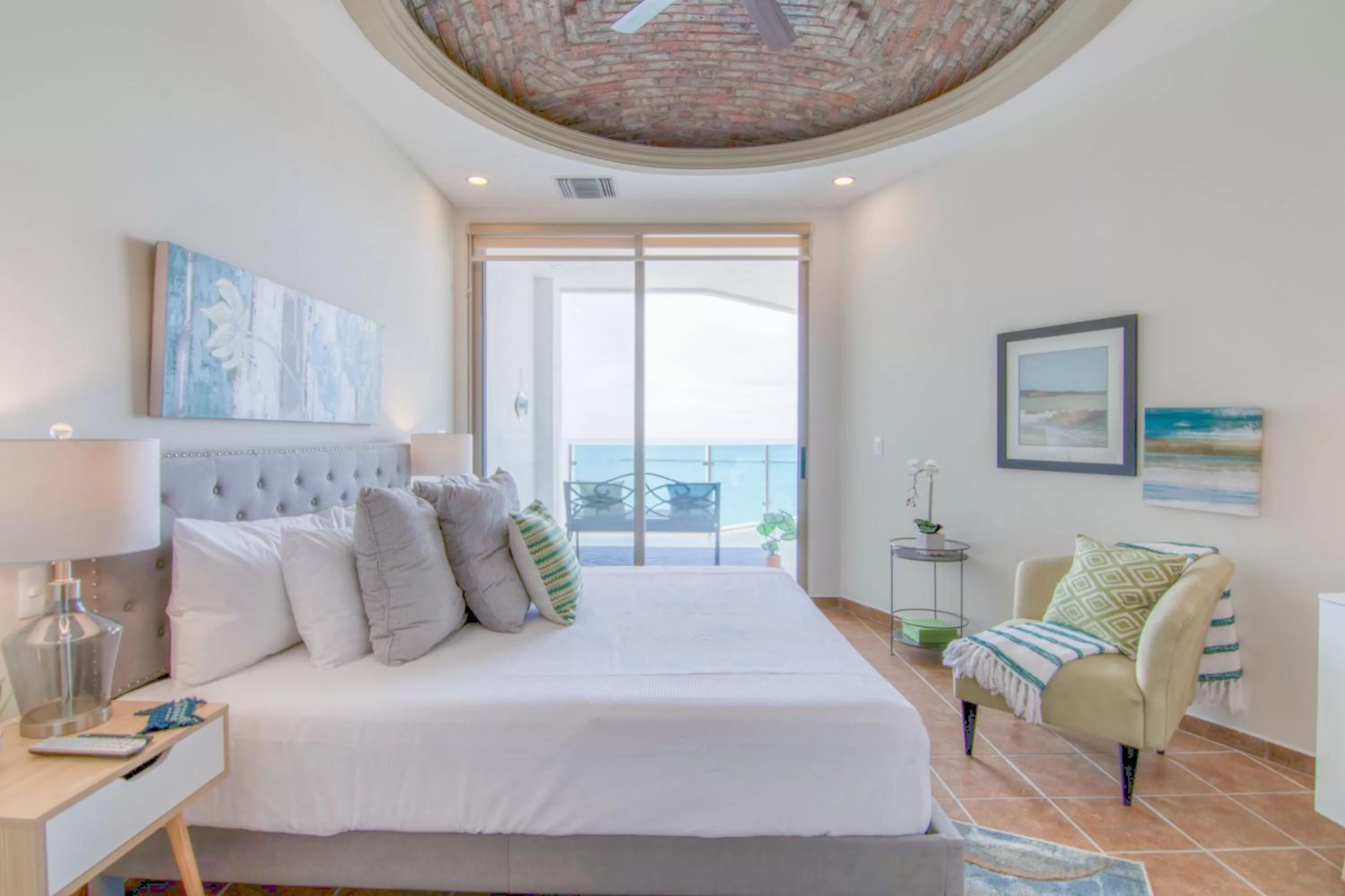 Bed in Esmeralda Beach Resort