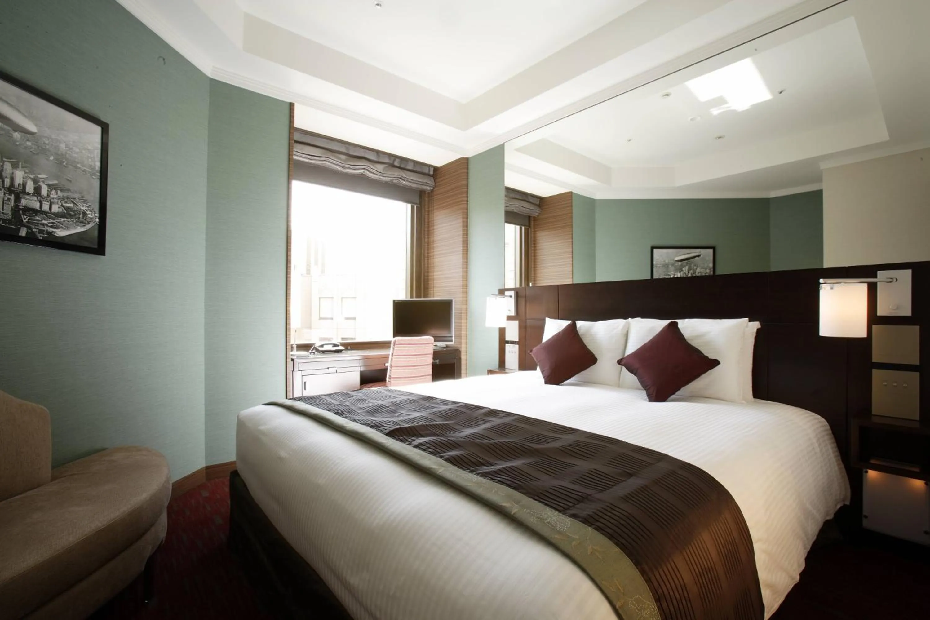 Bed in Hotel Trusty Tokyo Bayside