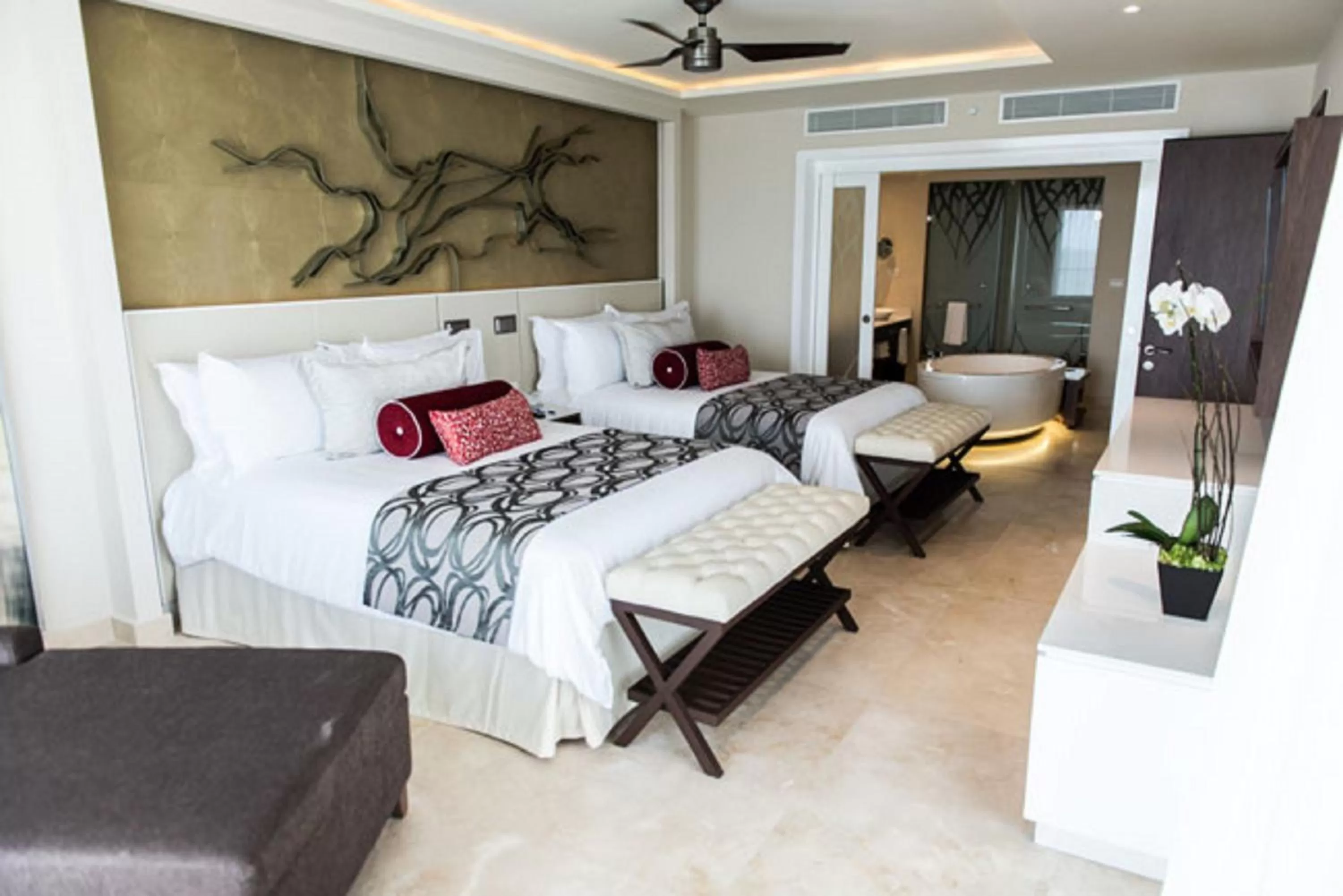 Photo of the whole room, Bed in Royalton Riviera Cancun, An Autograph Collection All-Inclusive Resort & Casino