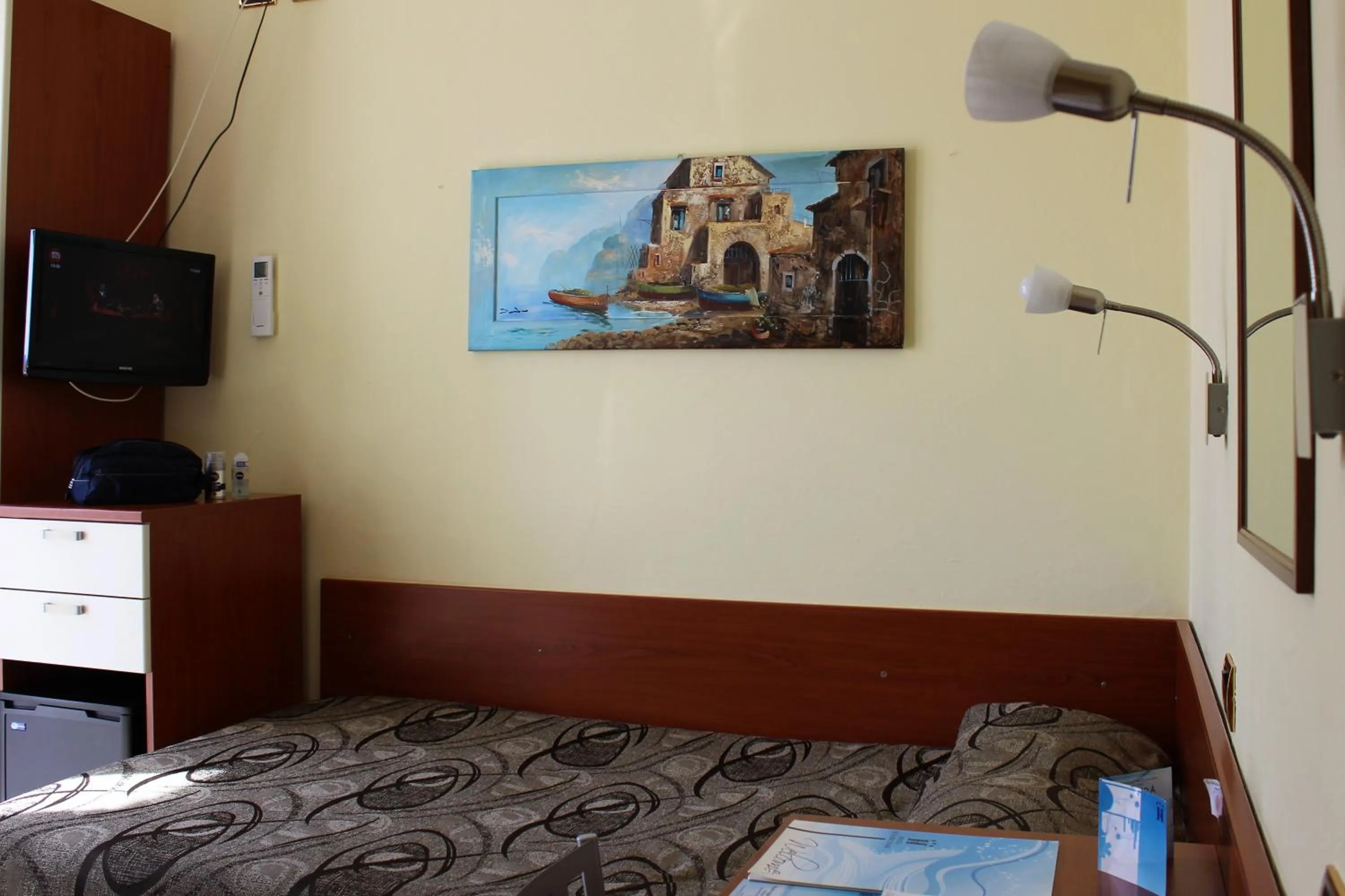 Bed in Hotel Eco Del Mare