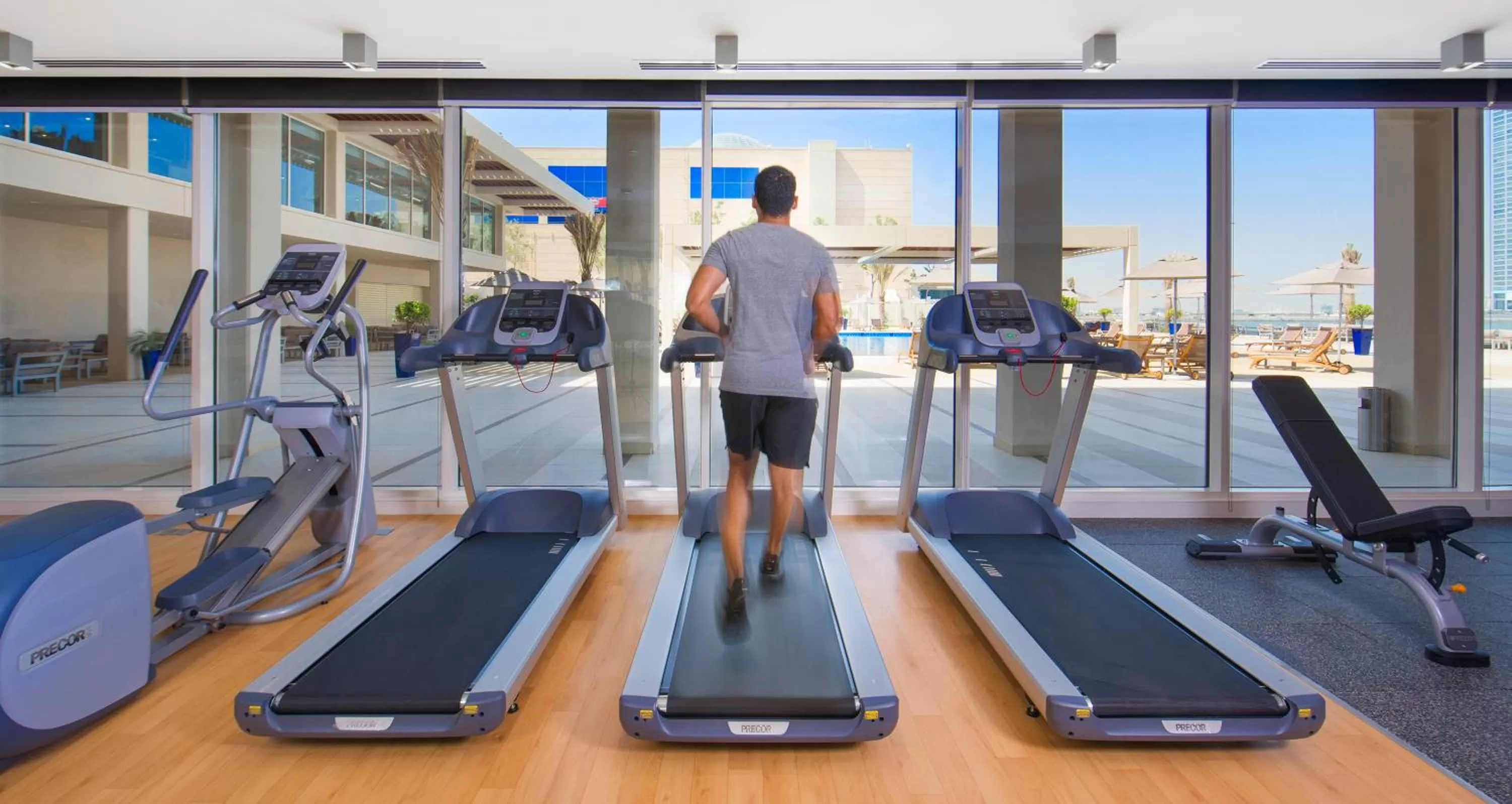 Fitness centre/facilities in Hilton Garden Inn Ras Al Khaimah