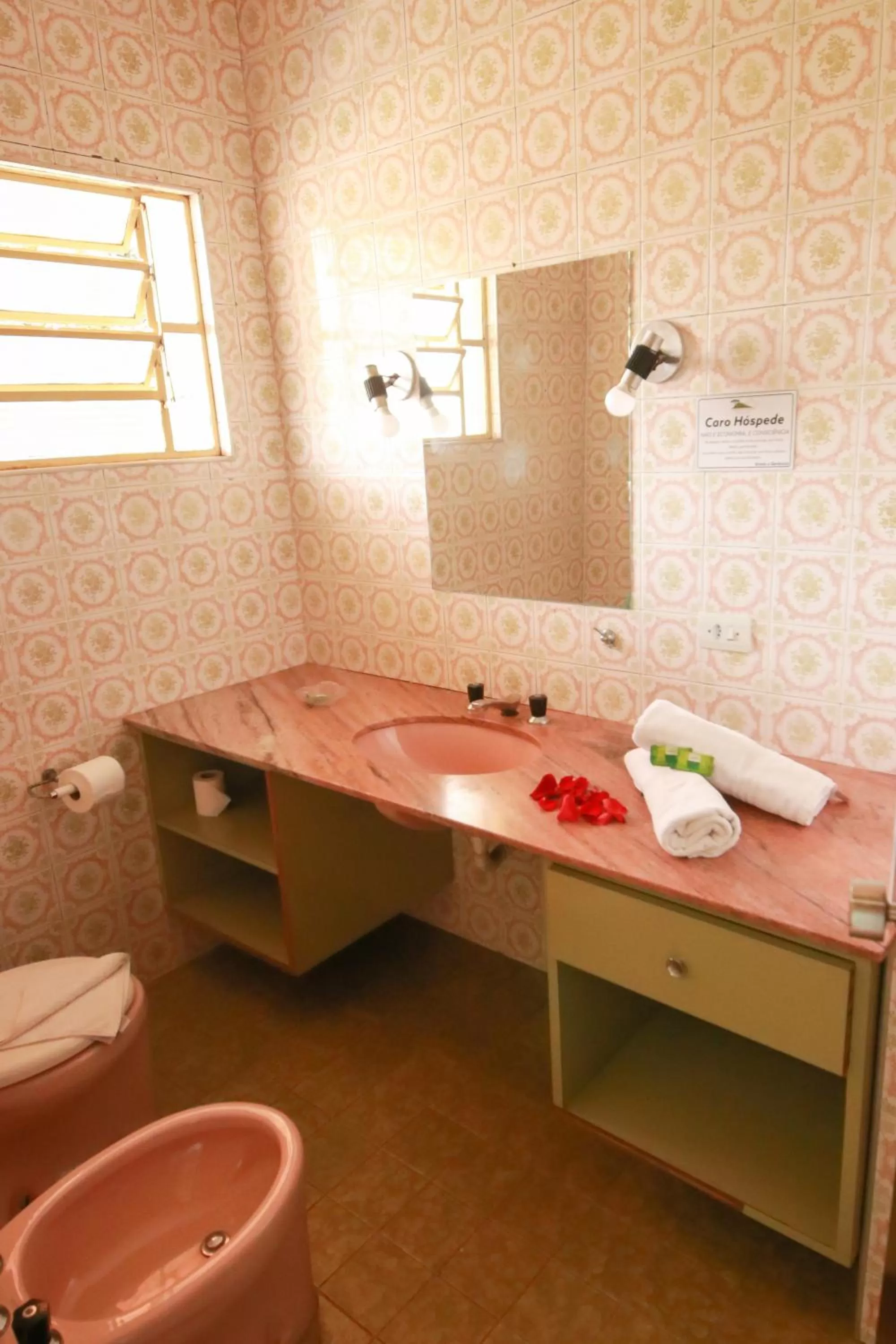 Bathroom in Pousada Curumi