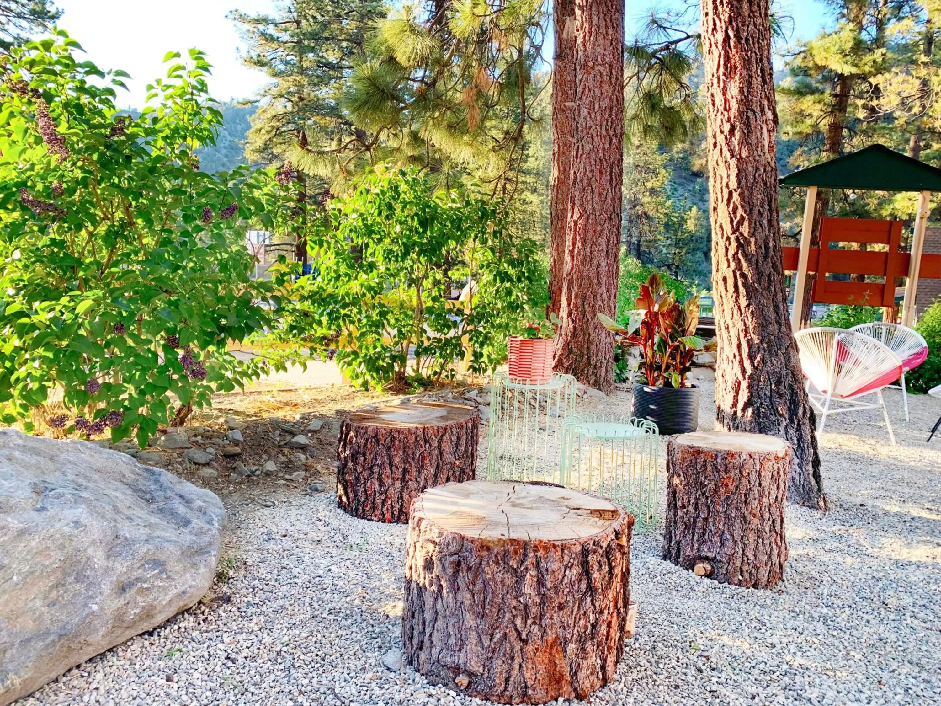 Patio in Grand Pine Cabins