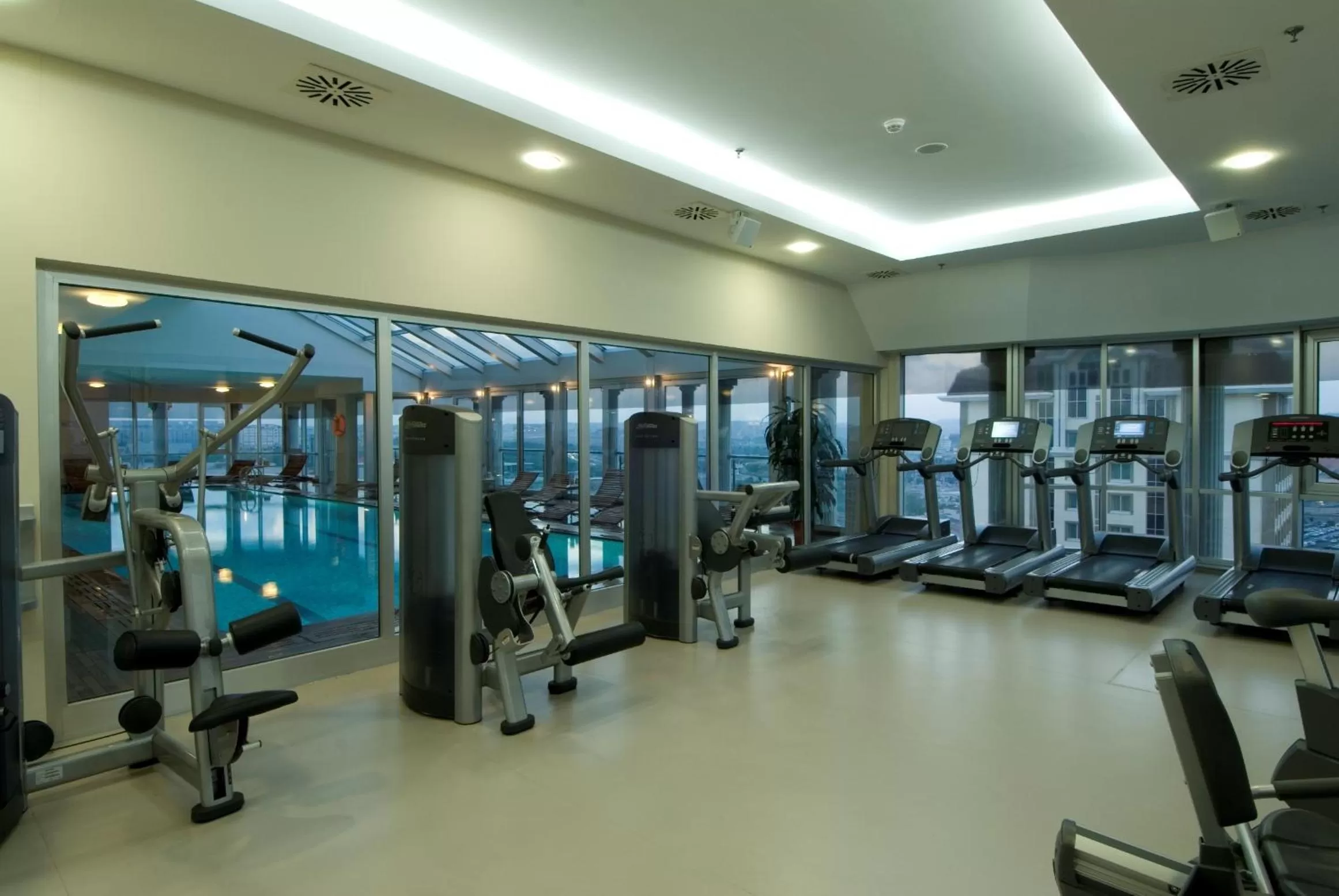 Fitness centre/facilities in WOW Istanbul Hotel
