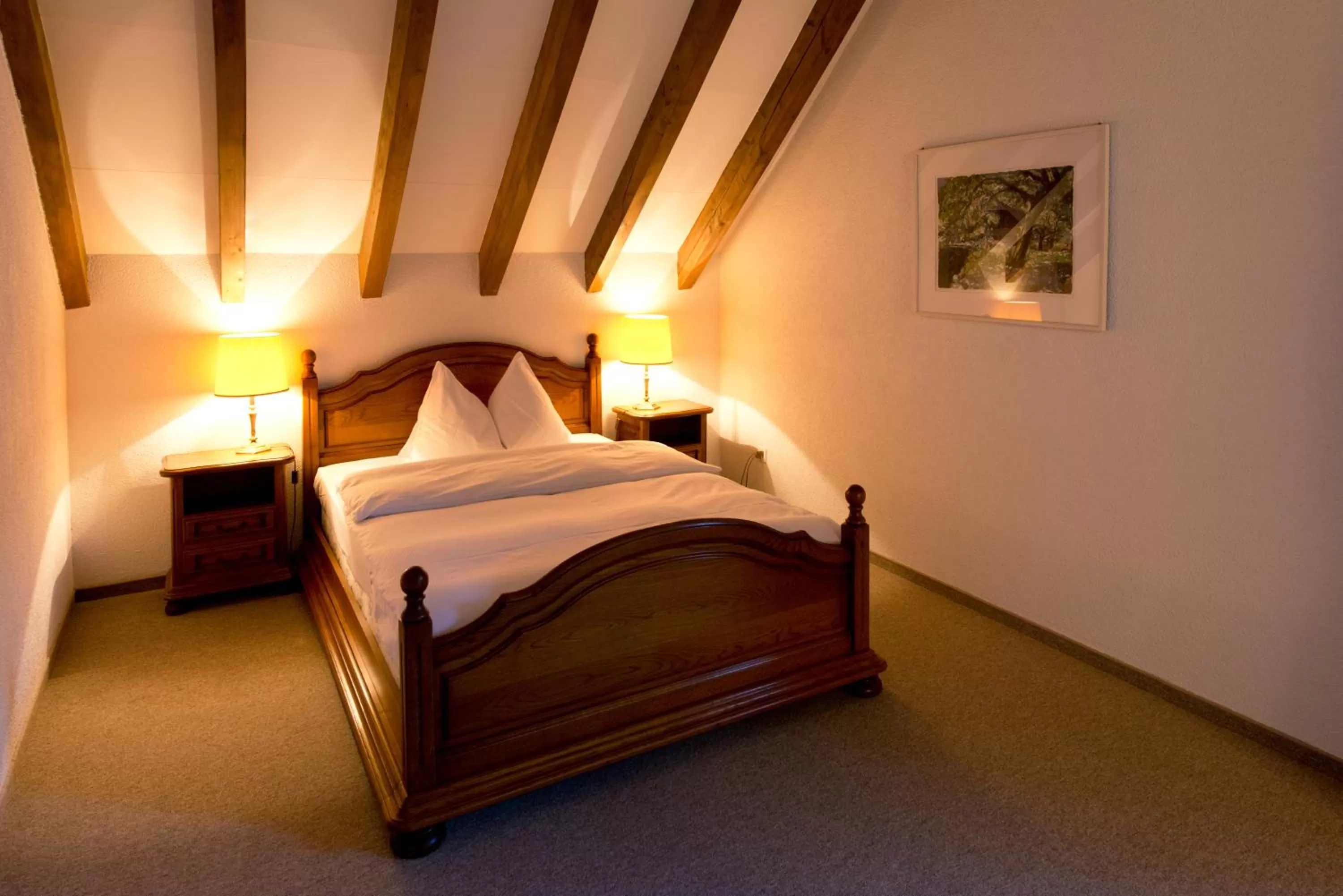 Bed in Landgasthof zu den drei Sternen