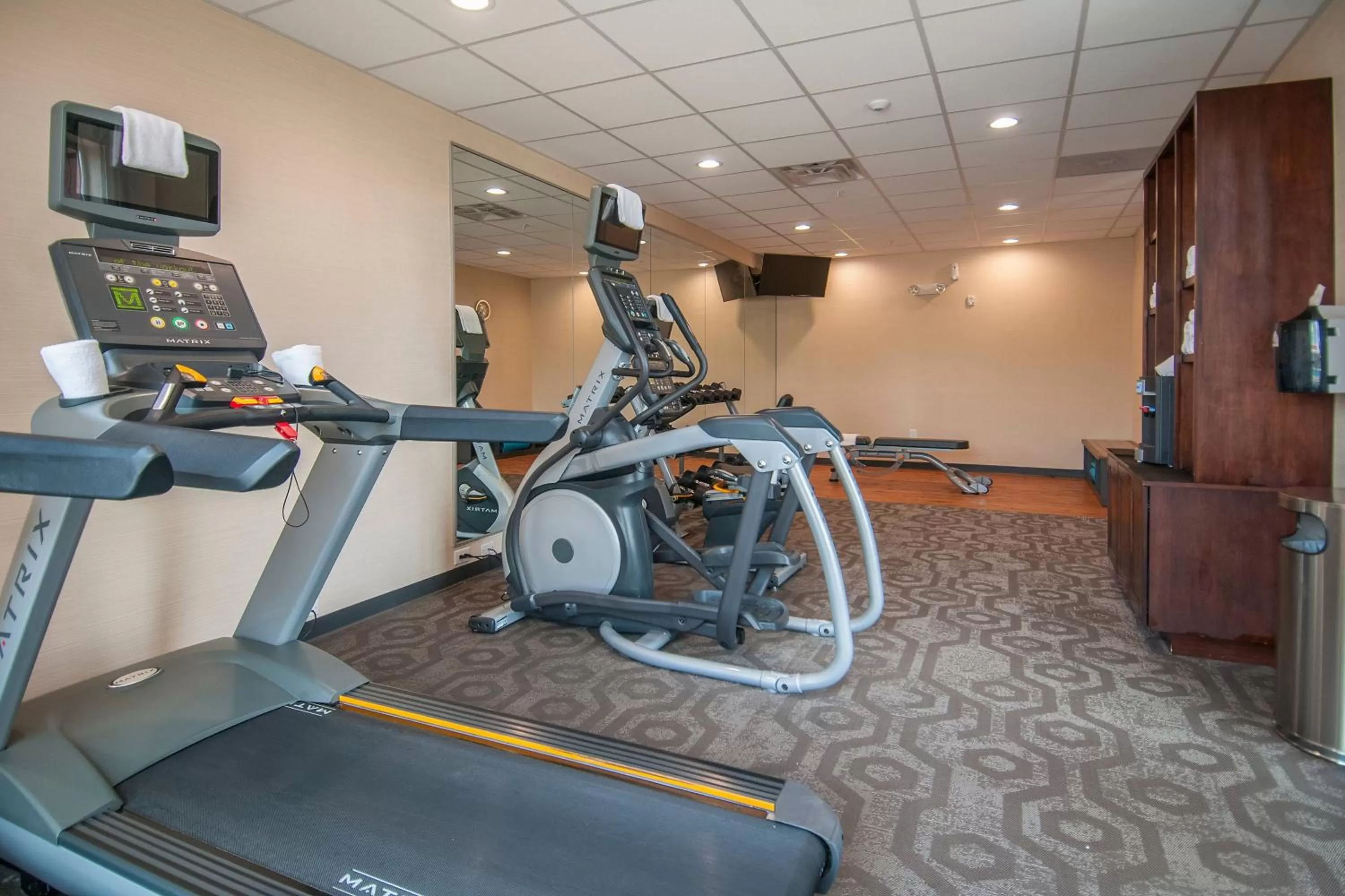 Fitness centre/facilities in Fairfield Inn & Suites by Marriott Dallas Plano North