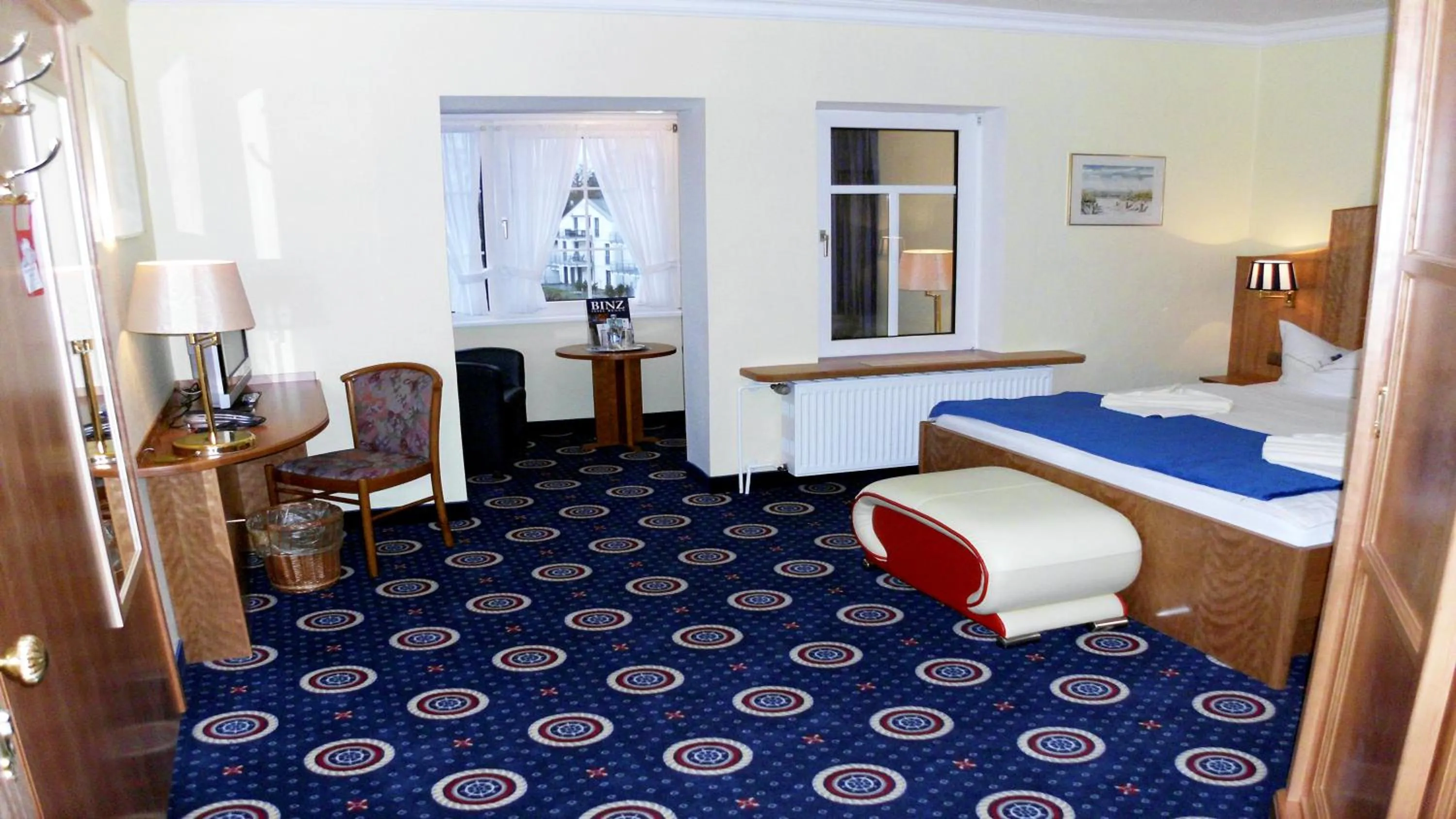 Bed in Hotel Deutsche Flagge