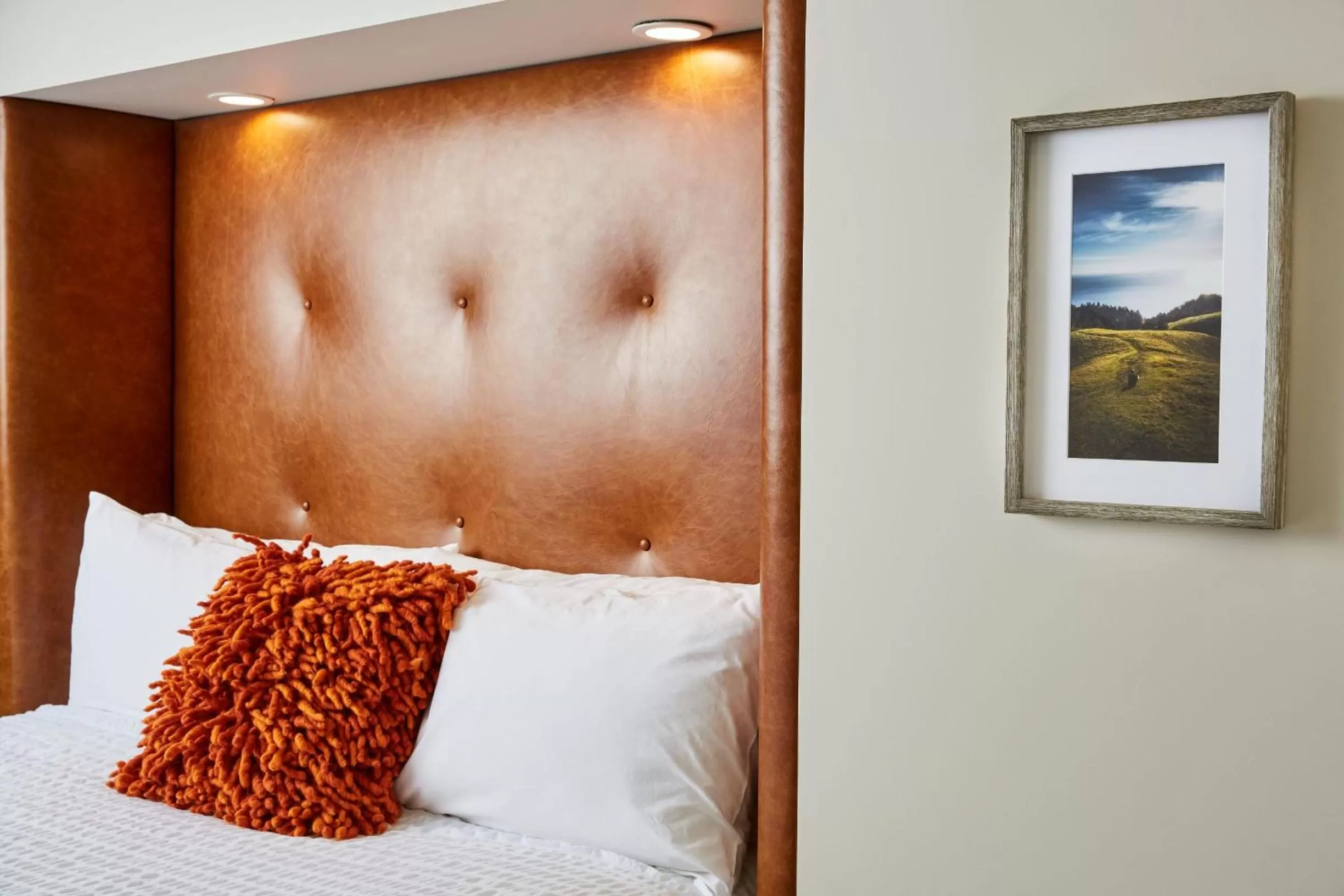 Bed in Olema House at Point Reyes