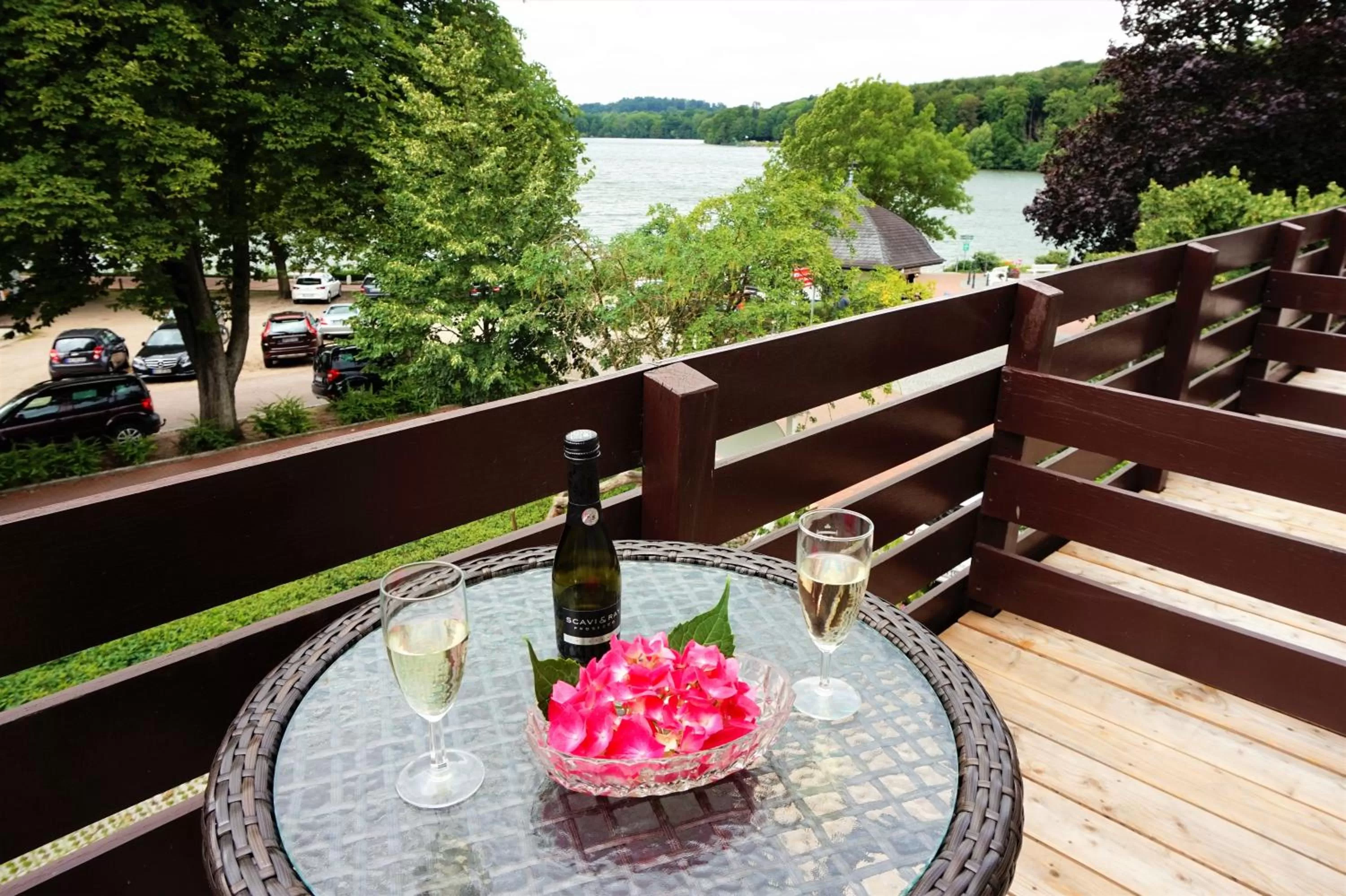 Balcony/Terrace in Hotel Holsteinische Schweiz am Dieksee