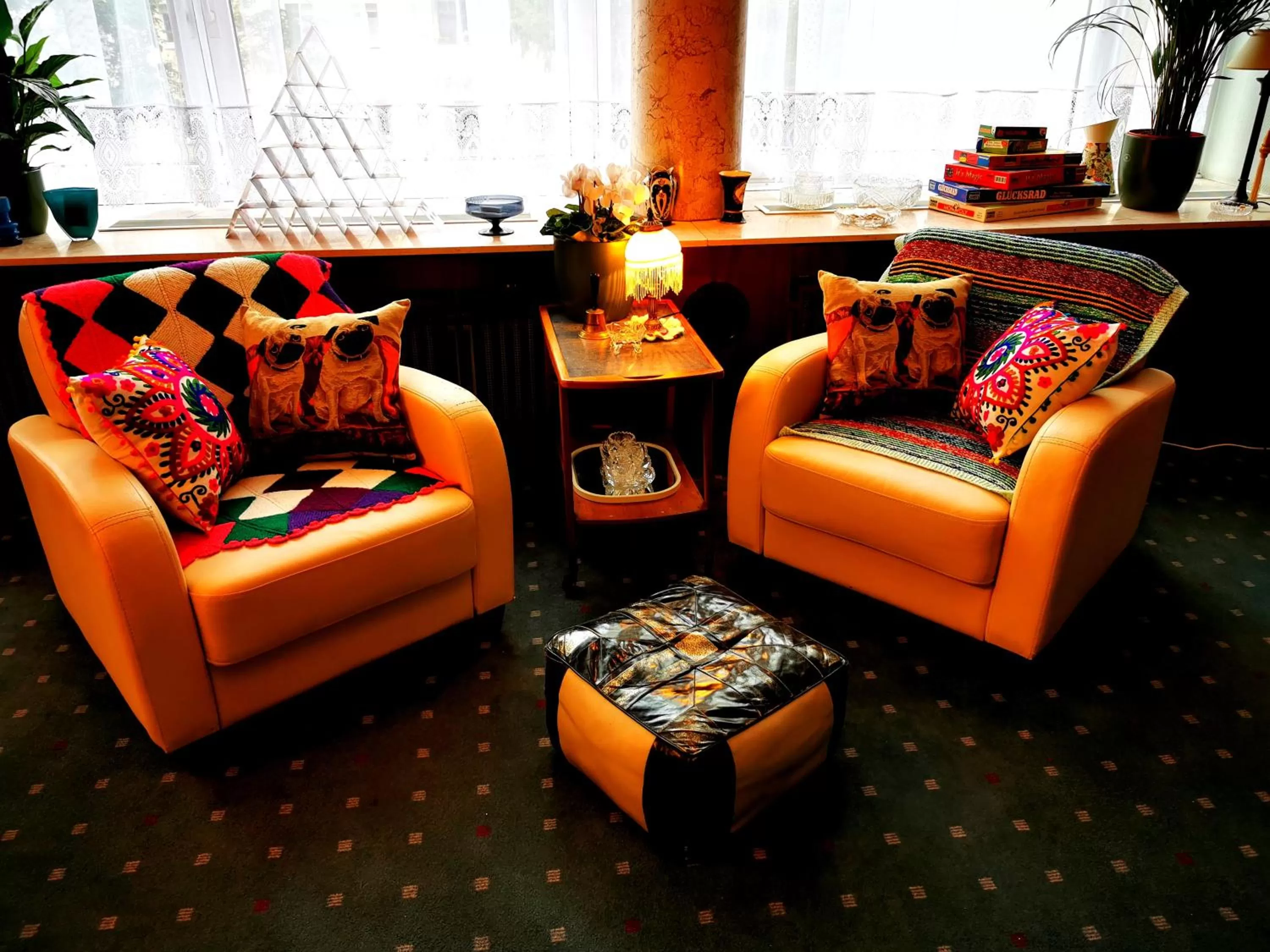 Lobby or reception in Tante ALMA's Mannheimer Hotel