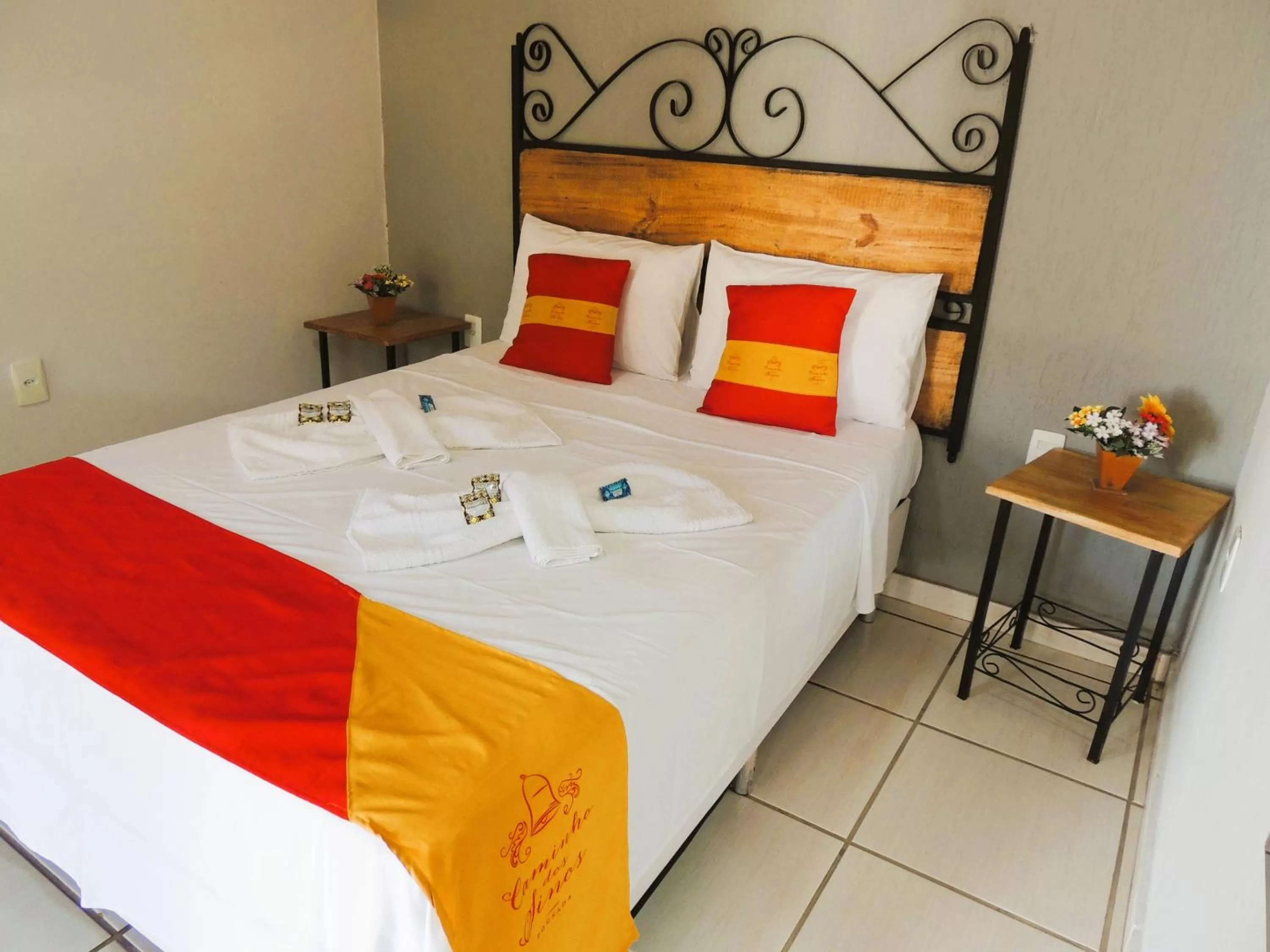 Bedroom, Bed in Pousada Caminho Dos Sinos