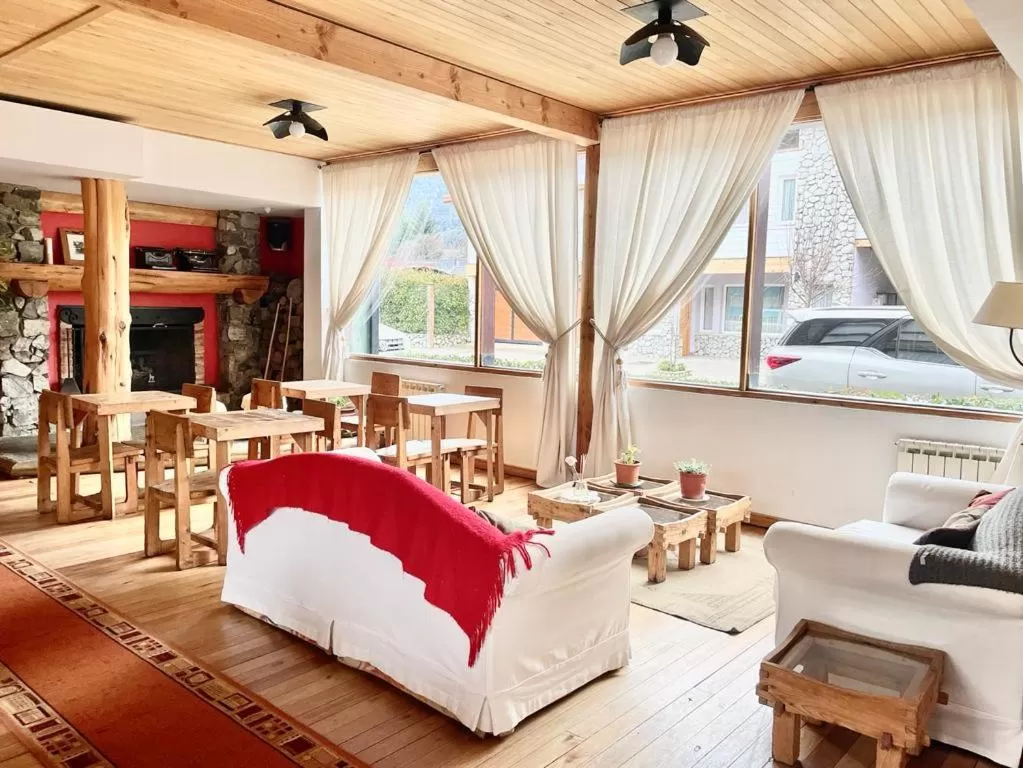 Bed in Hosteria Posta de los Colonos