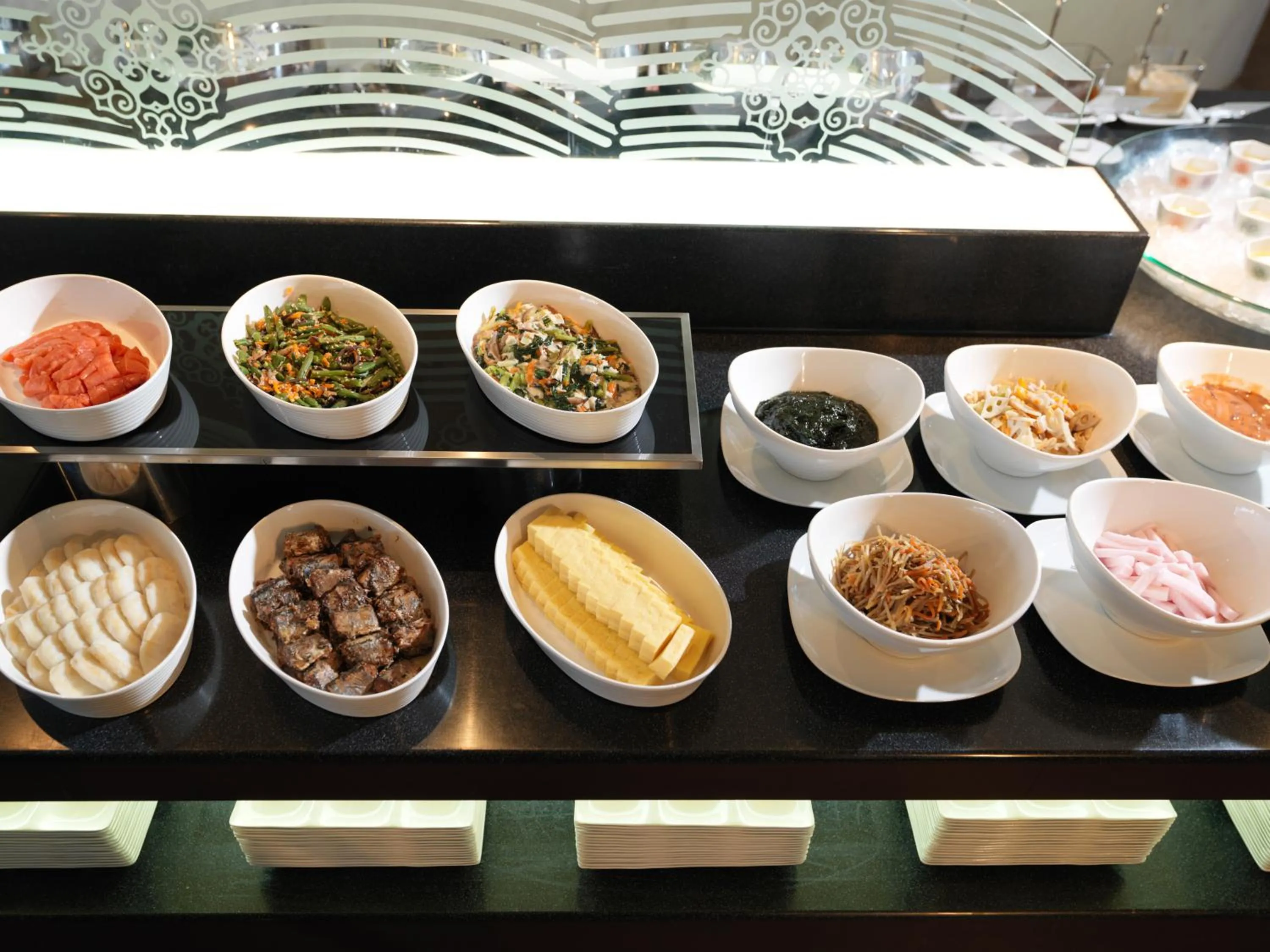 Buffet breakfast in Hokuten no Oka Abashiriko Tsuruga Resort