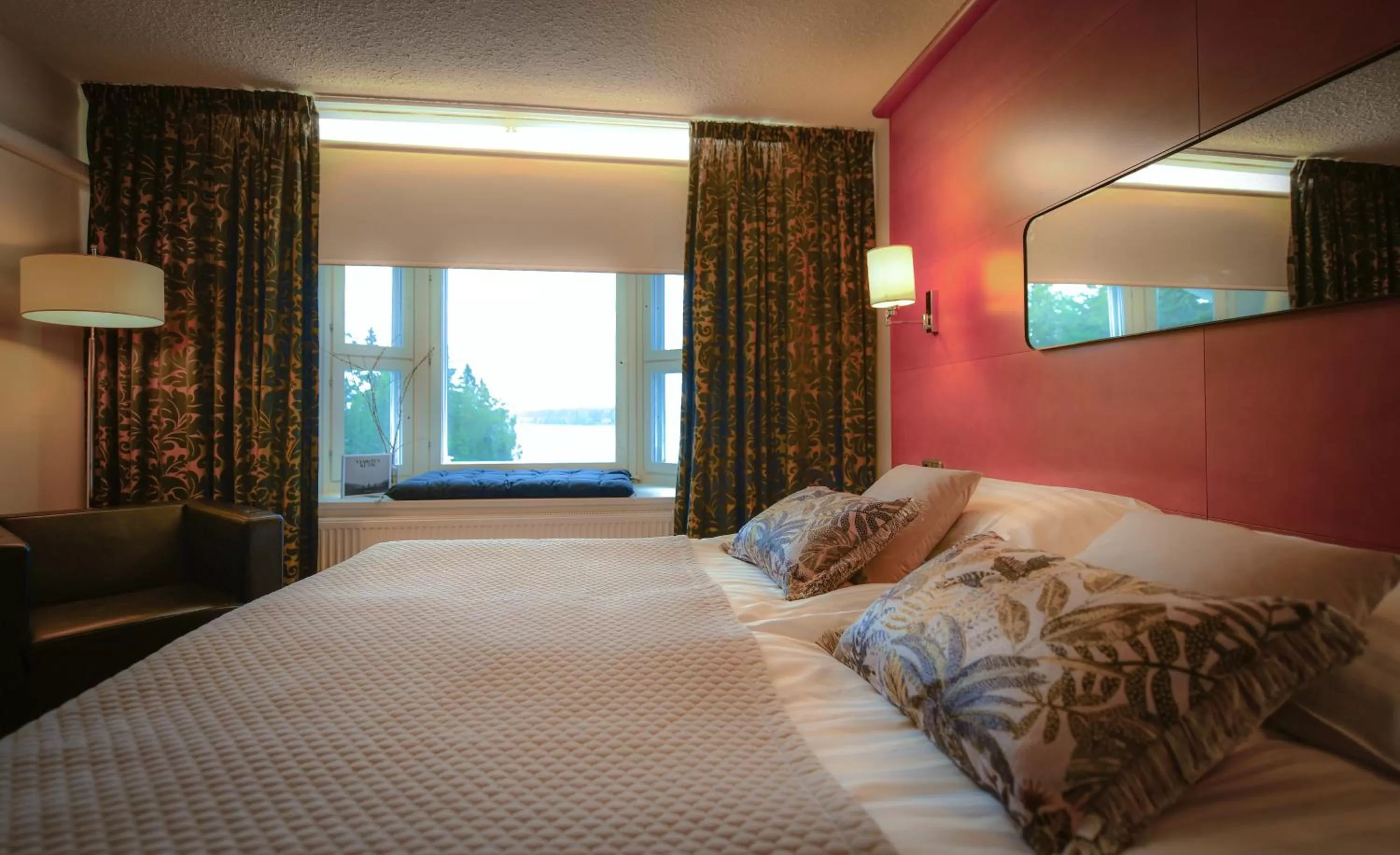 Bed in Hotel Aateli Lakeside